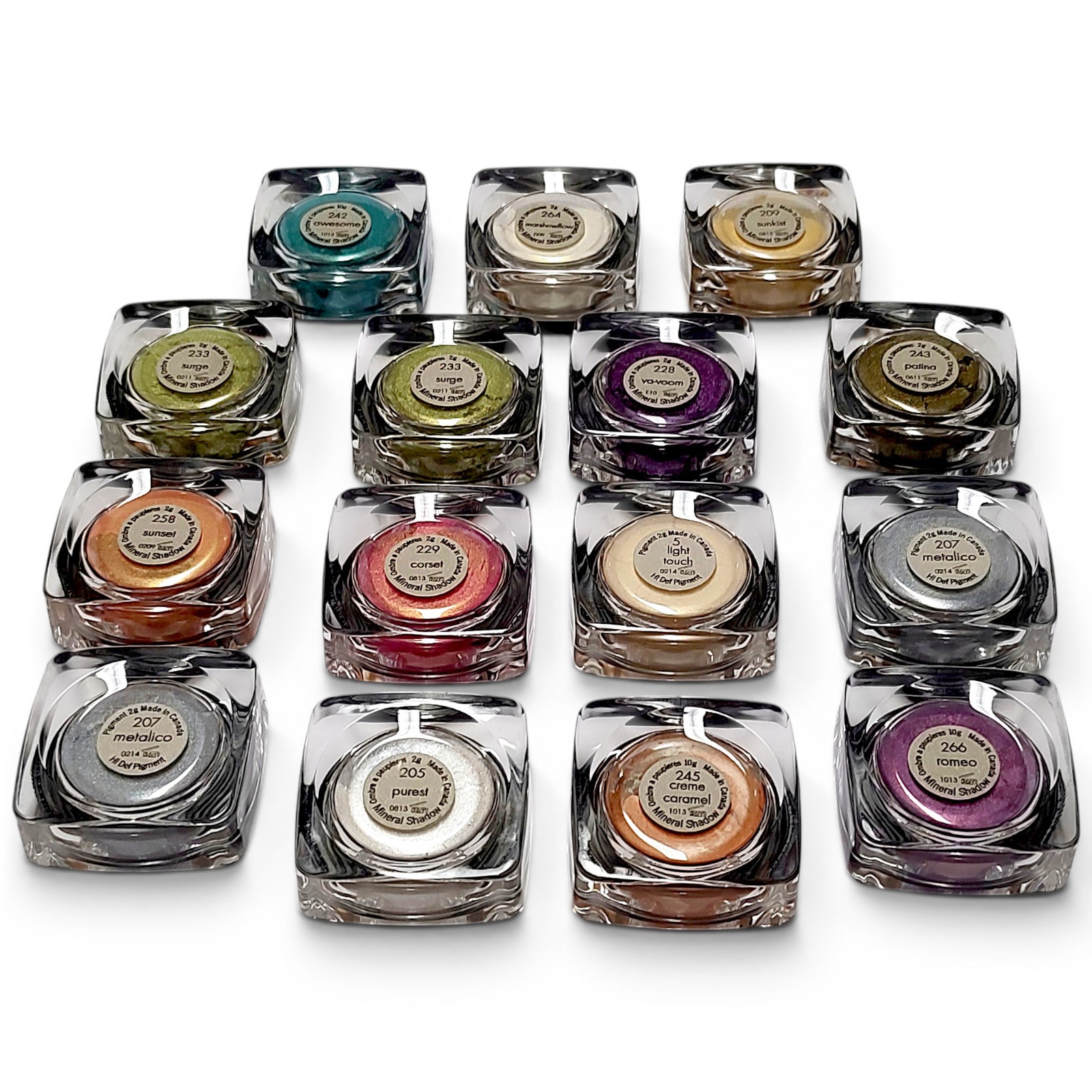 15pc Shimmer Eye Makeup Lot Salon Brands Athena’s Touch MBY $270- $315 Retail