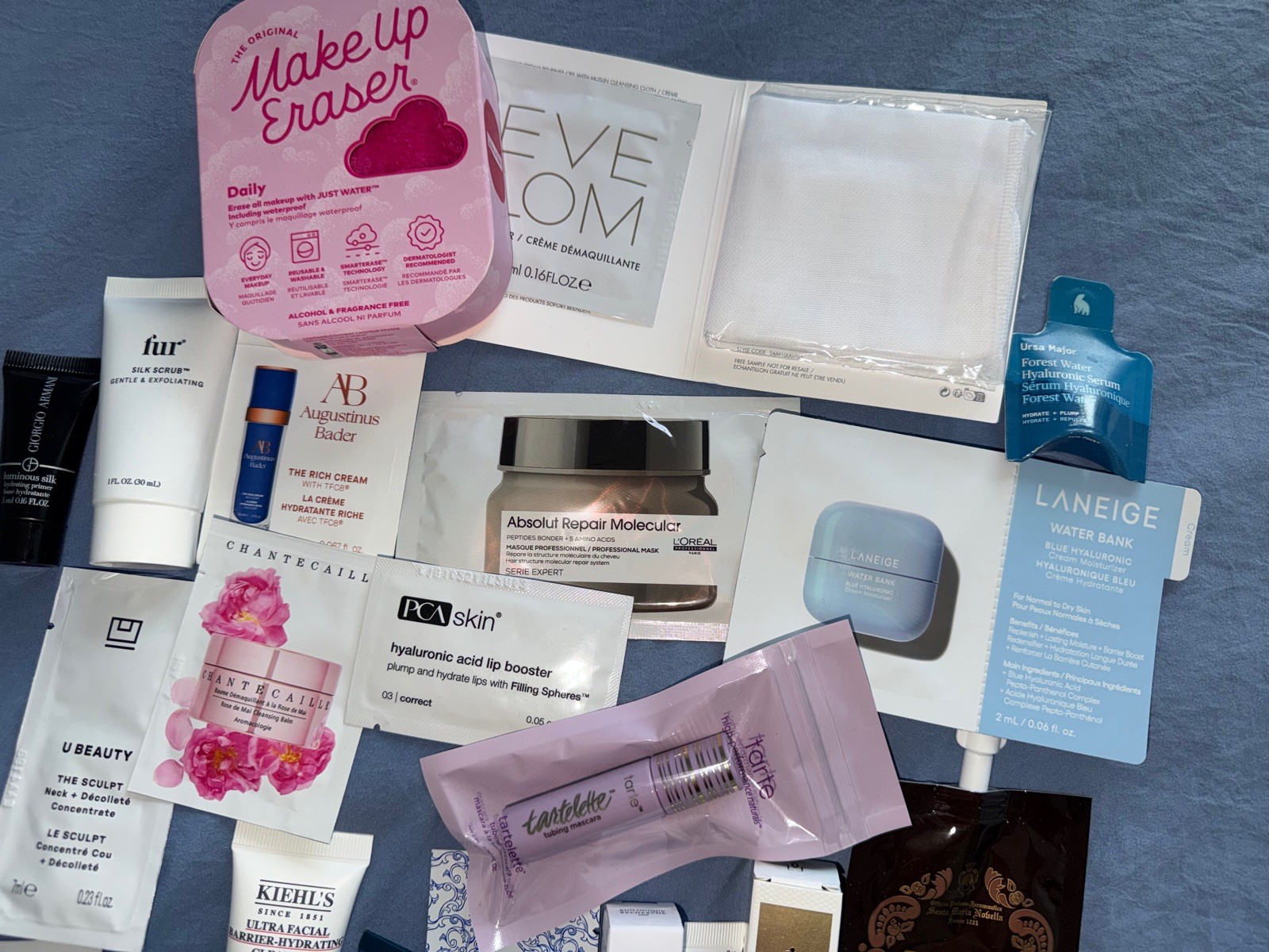 Luxury Beauty Box 24 Pc Armani Dior Kiehl’s Sisley Guerlain Augustinus Bader NEW