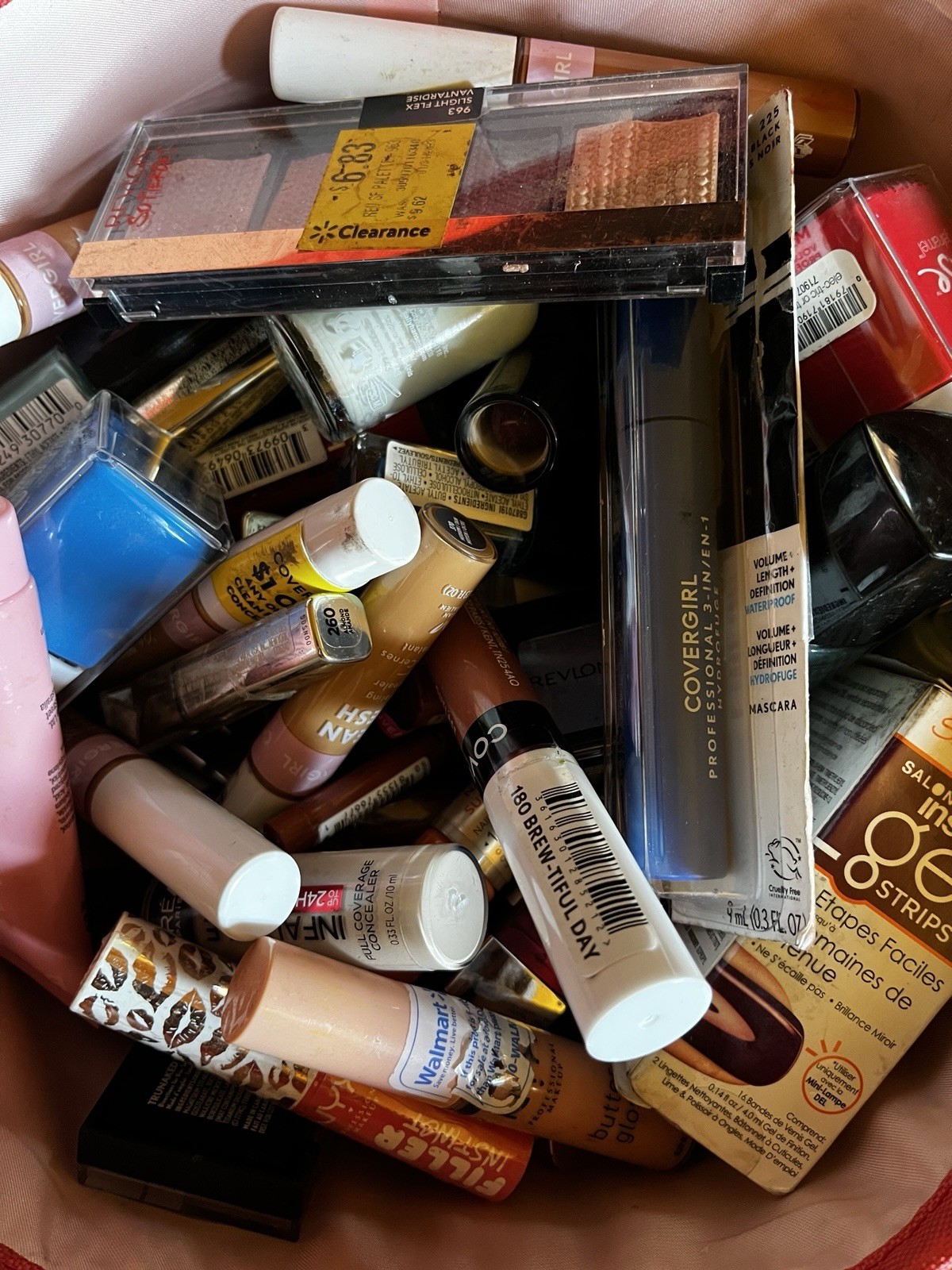 50-Piece Wholesale Bulk Makeup Assorted Cosmetics/Nails/Hair/Skin Lot NEW
