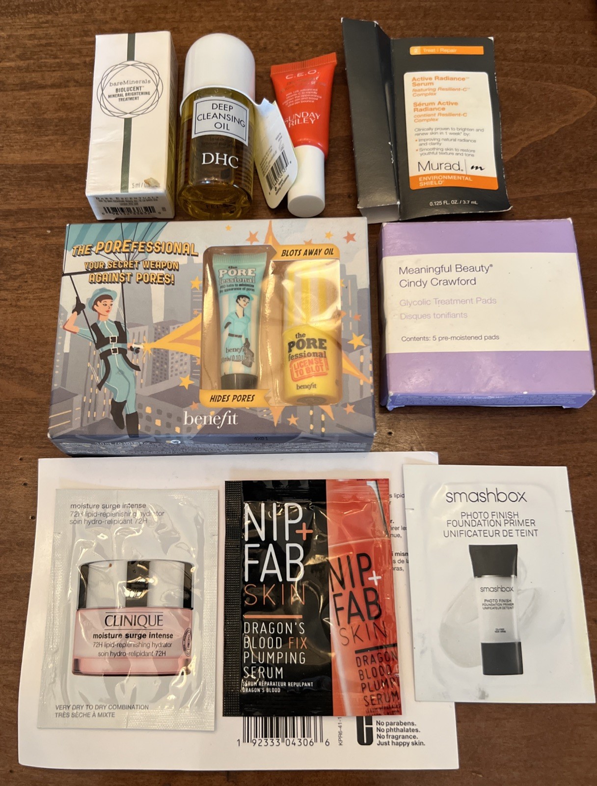 Lot of 35+ Makeup Beauty Products for Face Body-L’Oreal/Aveeno/Perricone/Nip+Fab