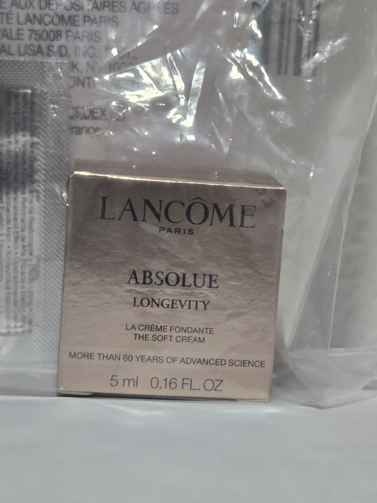New Sealed Lancome Sample Bundle Absolue Cream Teint Idole Mascara