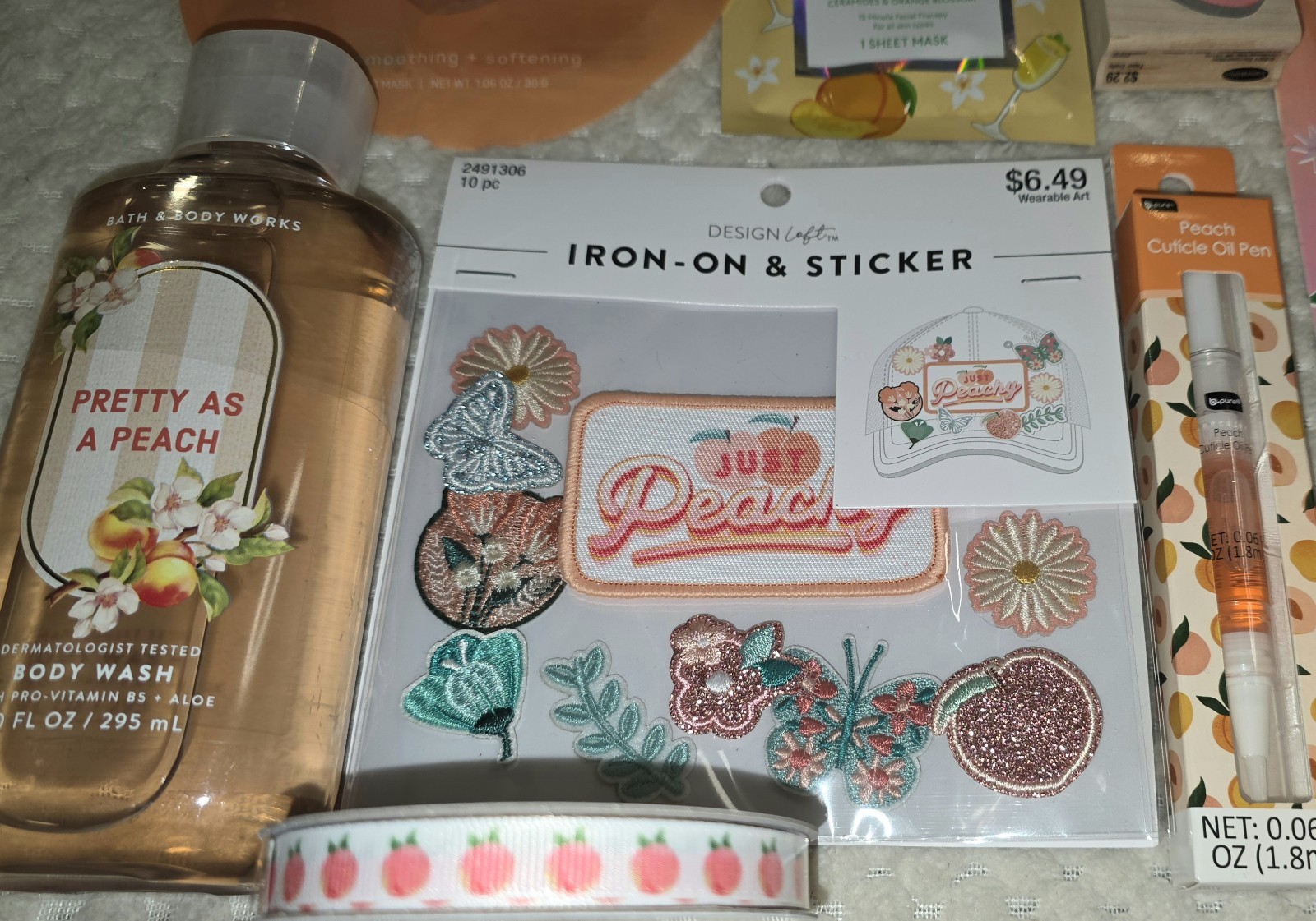 Peach 🍑 Lovers HUGE NEW GIFT LOT 10pc Revolution Beauty Peachy Baking Powder