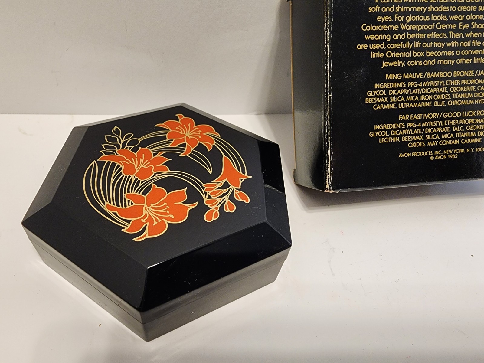 Vintage Avon China Fantasy Eyeshadow Collection New NOS New Old Stock 1982