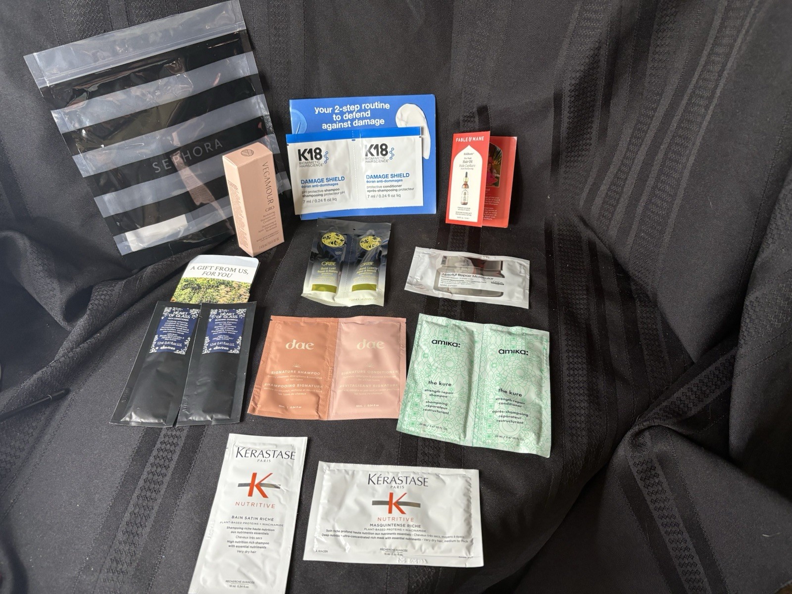 SEPHORA 15 piece HAIR CARE ANIMATION Sample Bag