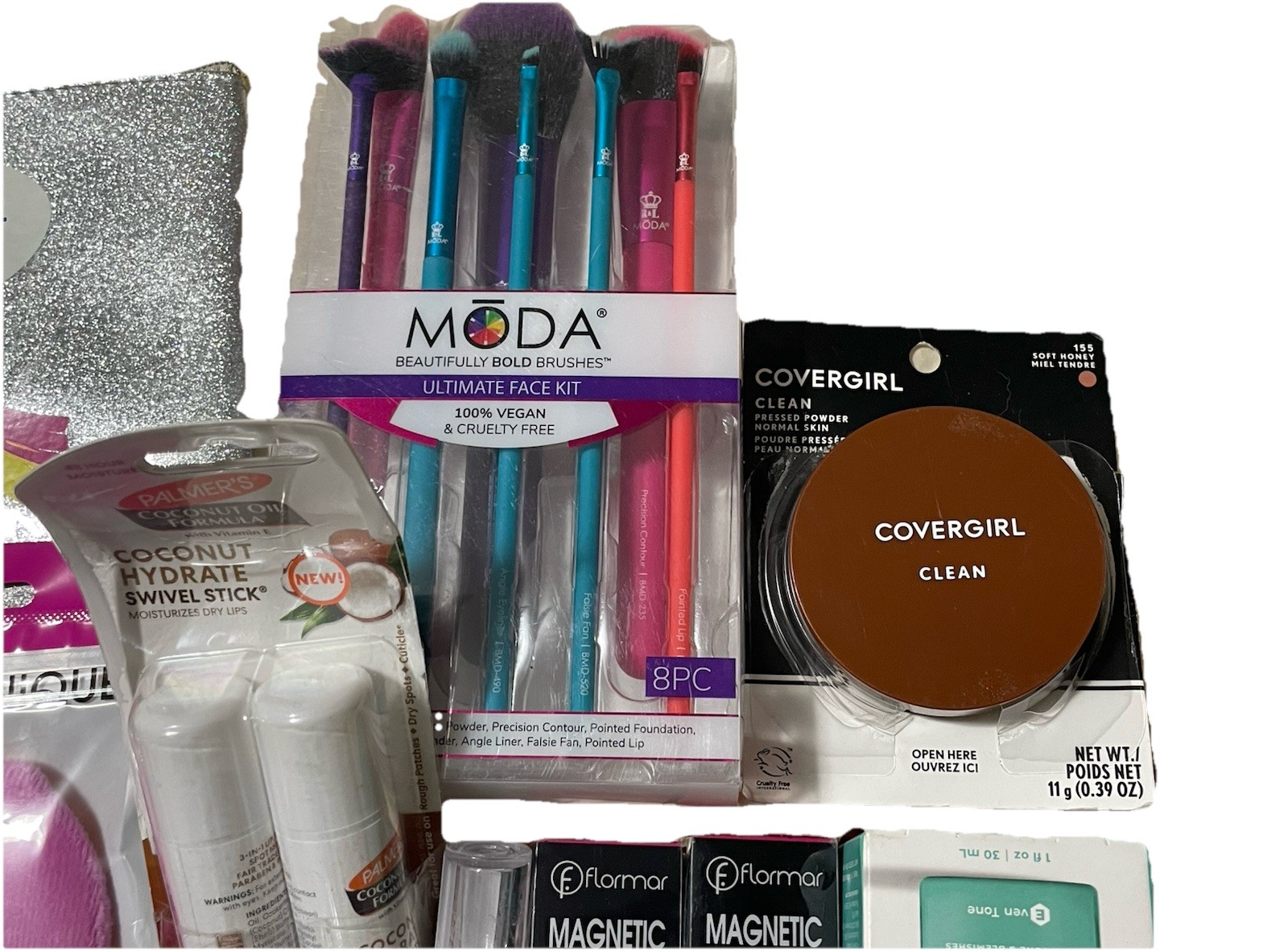 24 Piece Mixed Makeup Lot Revlon L’Oréal NYX Flormar Covergirl Shine Jam Urban L