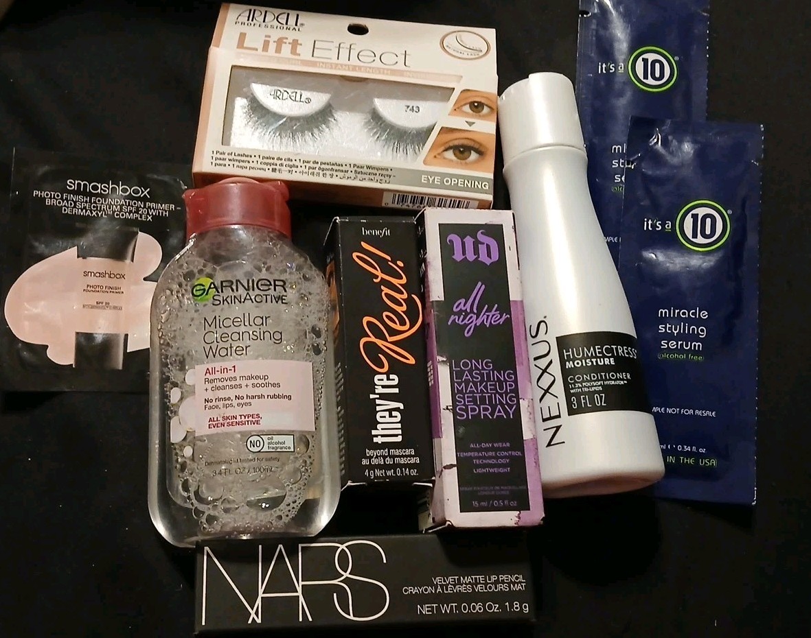 Mixed Makeup Set W/ UD, Nars, Benefit, Garnier, It’s A 10 Mini HighEnd Brand NIB