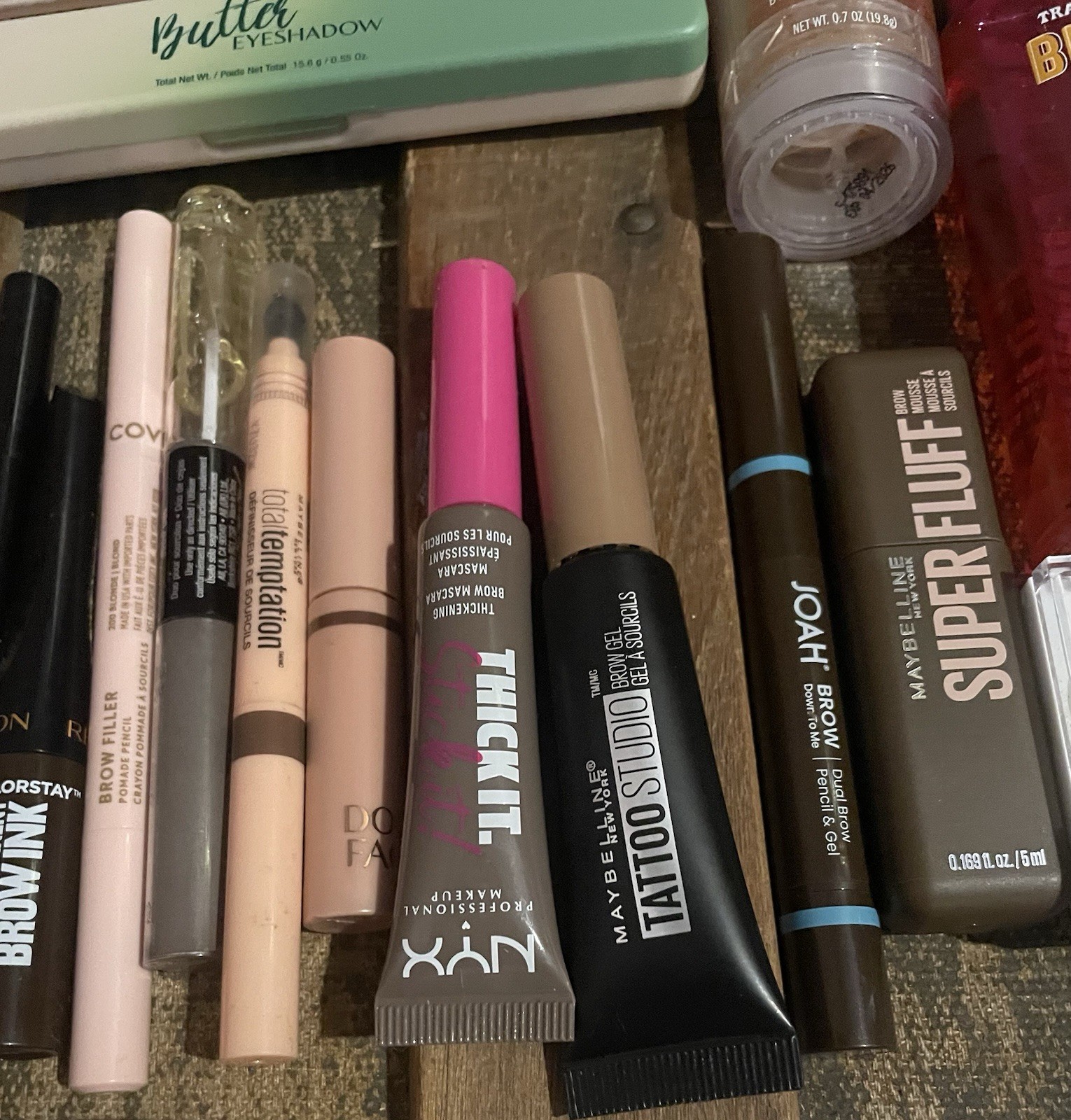 Huge makeup lot 60+ items Revlon Elf Neutrogena Nyx Milani Pixi L’Oréal Joah
