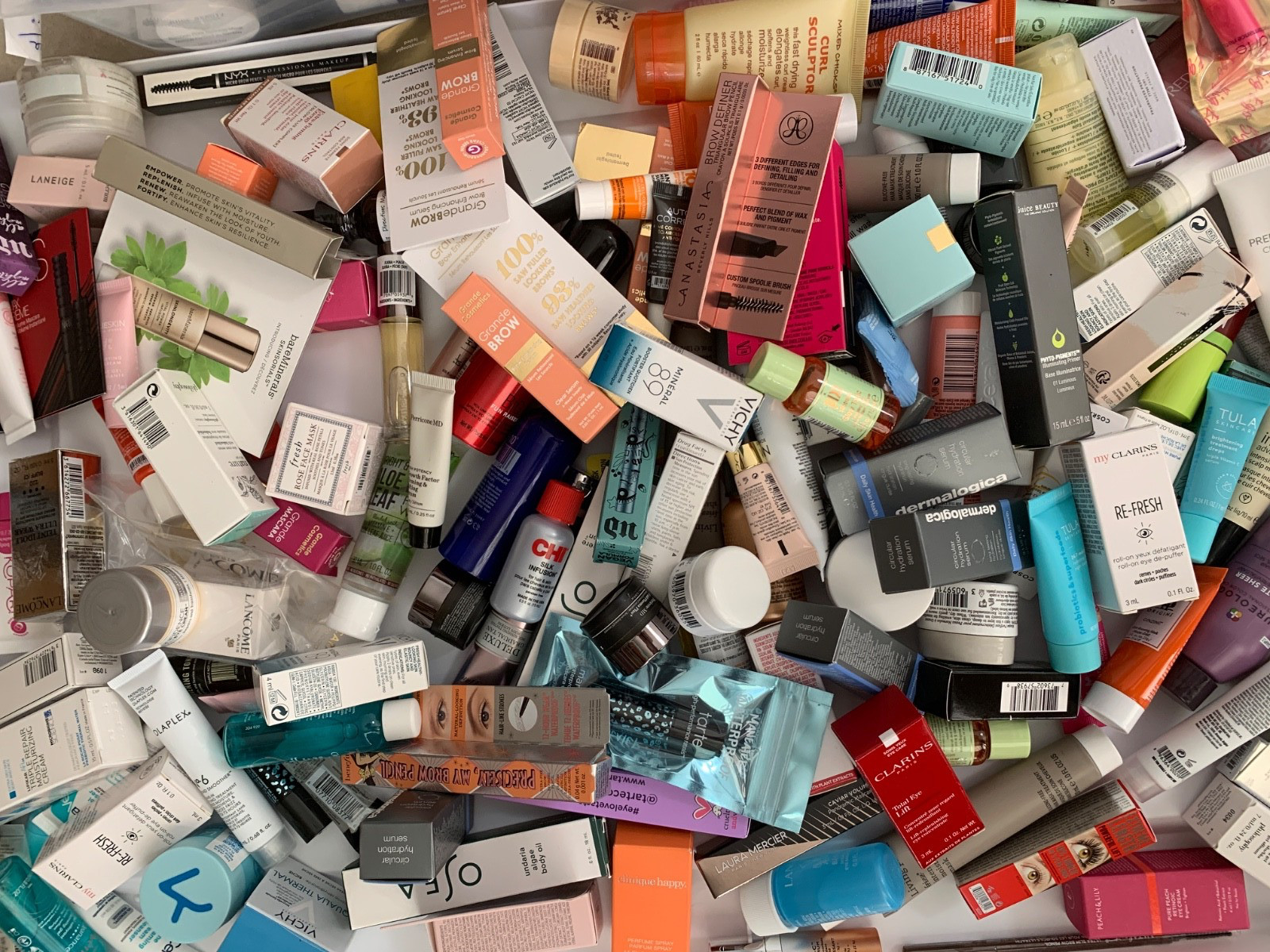 NEW! High End Mixed Lot Deluxe Travel Size Cosmetic Skincare Makeup Hair Samples