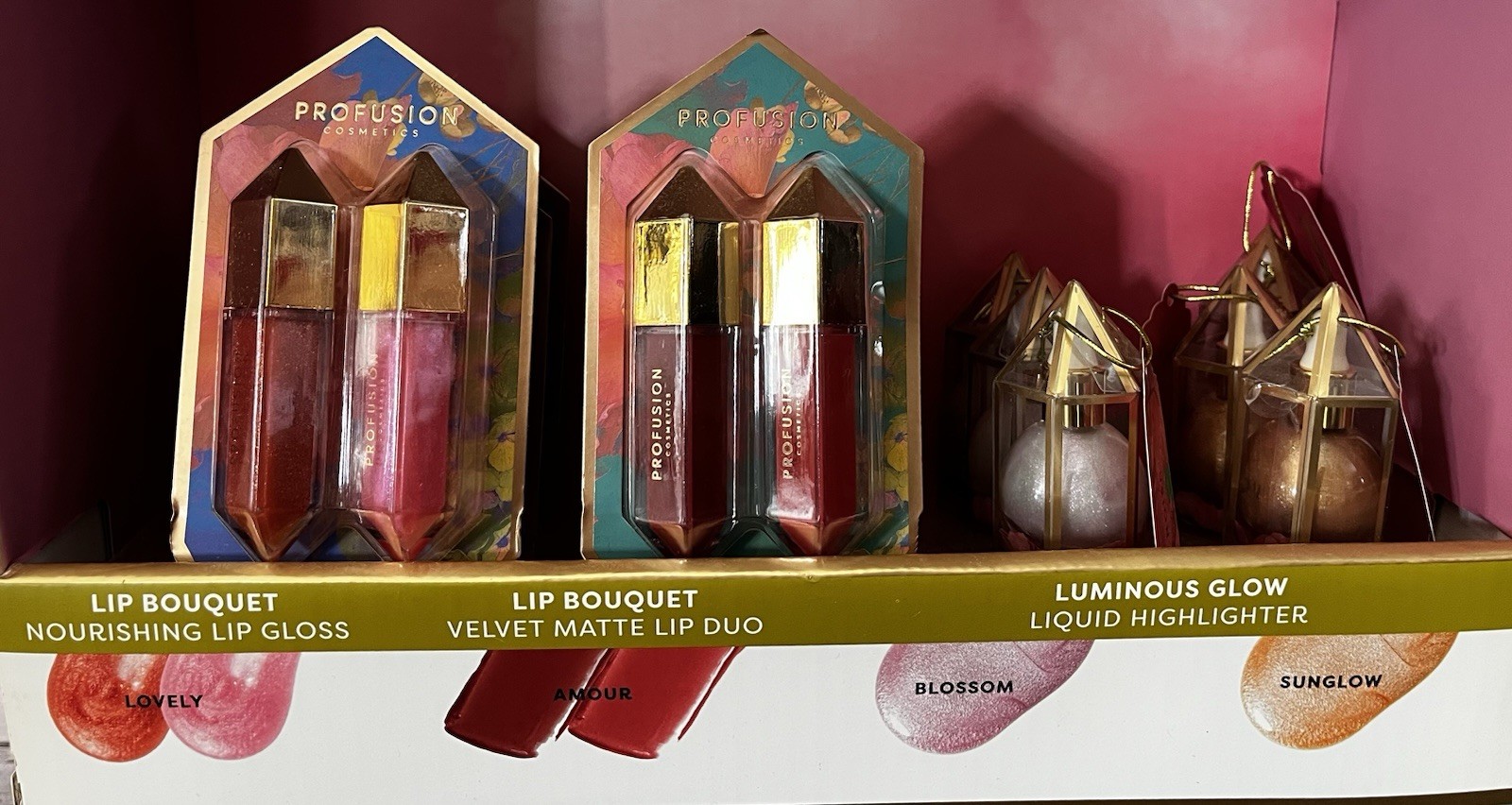 Profusion Cosmetics Superbloom Limited Ed.; Assorted Palettes, Blush, Eye, Lip