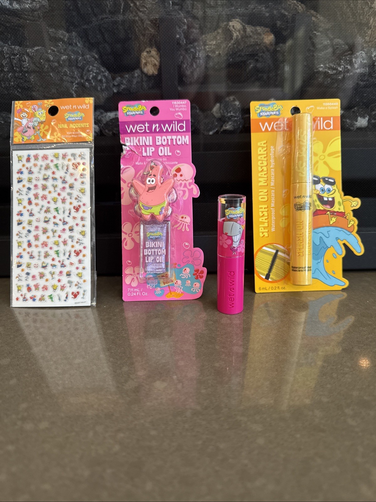 SpongeBob SquarePants Wet N Wild Lot Of 4. Brand New Makeup