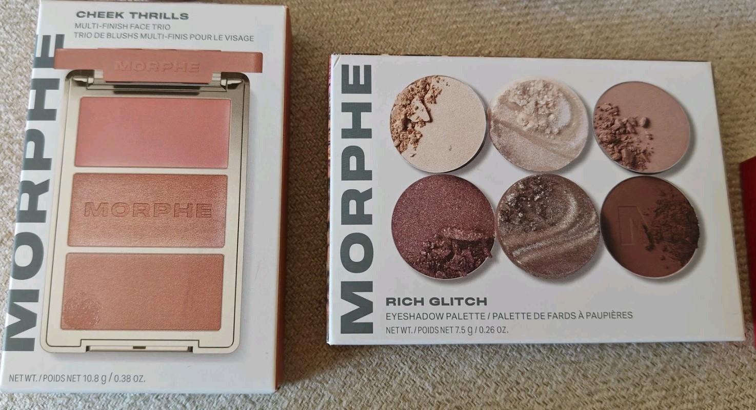 Beauty Bundle Feat: Morphe, Too Faced, Valentino, Veglamour, V&R 5ml Edp +