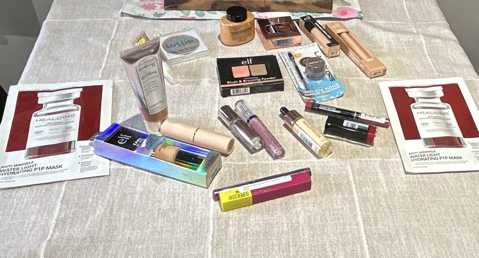 Assorted Makeup & Skincare Lot #1: e.l.f. Camo & Creme Shop CC cream (20 pieces)