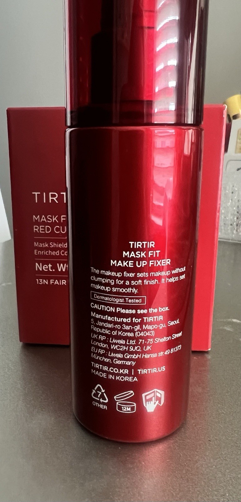 TIRTIR Mask Fit Red Cushion Foundation 13N And Setting Spray Bundle