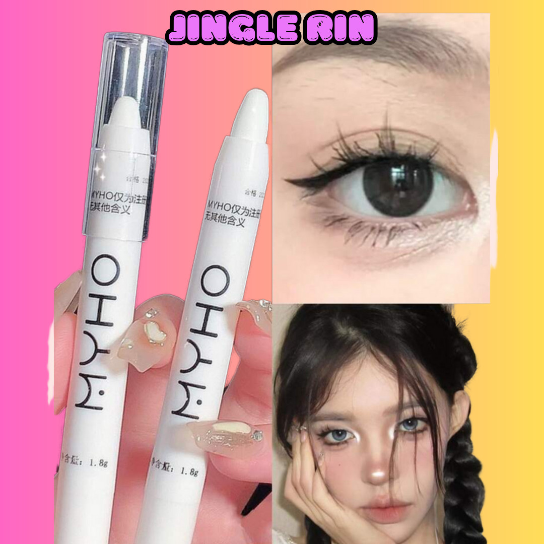 2PCS SHINY MATTE WHITE BRIGHTENING SILKWORM EYESHADOW PEN LASTING WATERPROOF