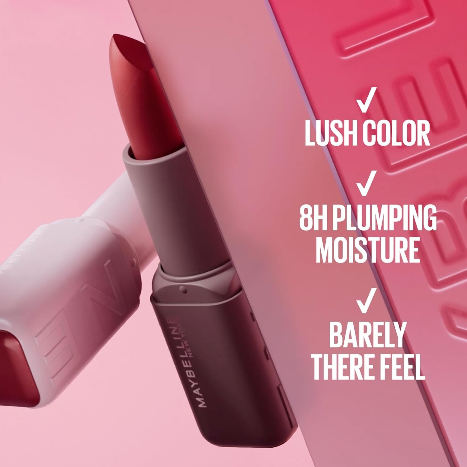 MAYBELLINE Serum Lipstick, Hydrating Lip Makeup with 8HRs of Lip Plumping oil