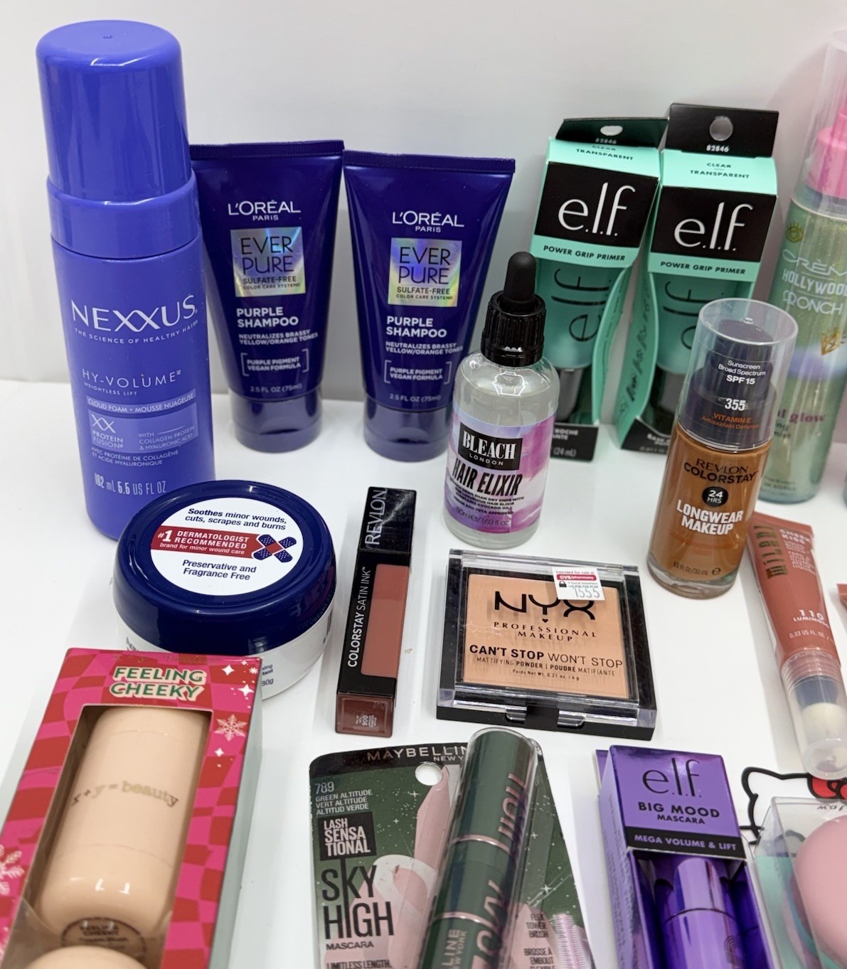 Huge New Beauty Makeup Haircare Bundle Lot e.l.f NYX L’Oréal