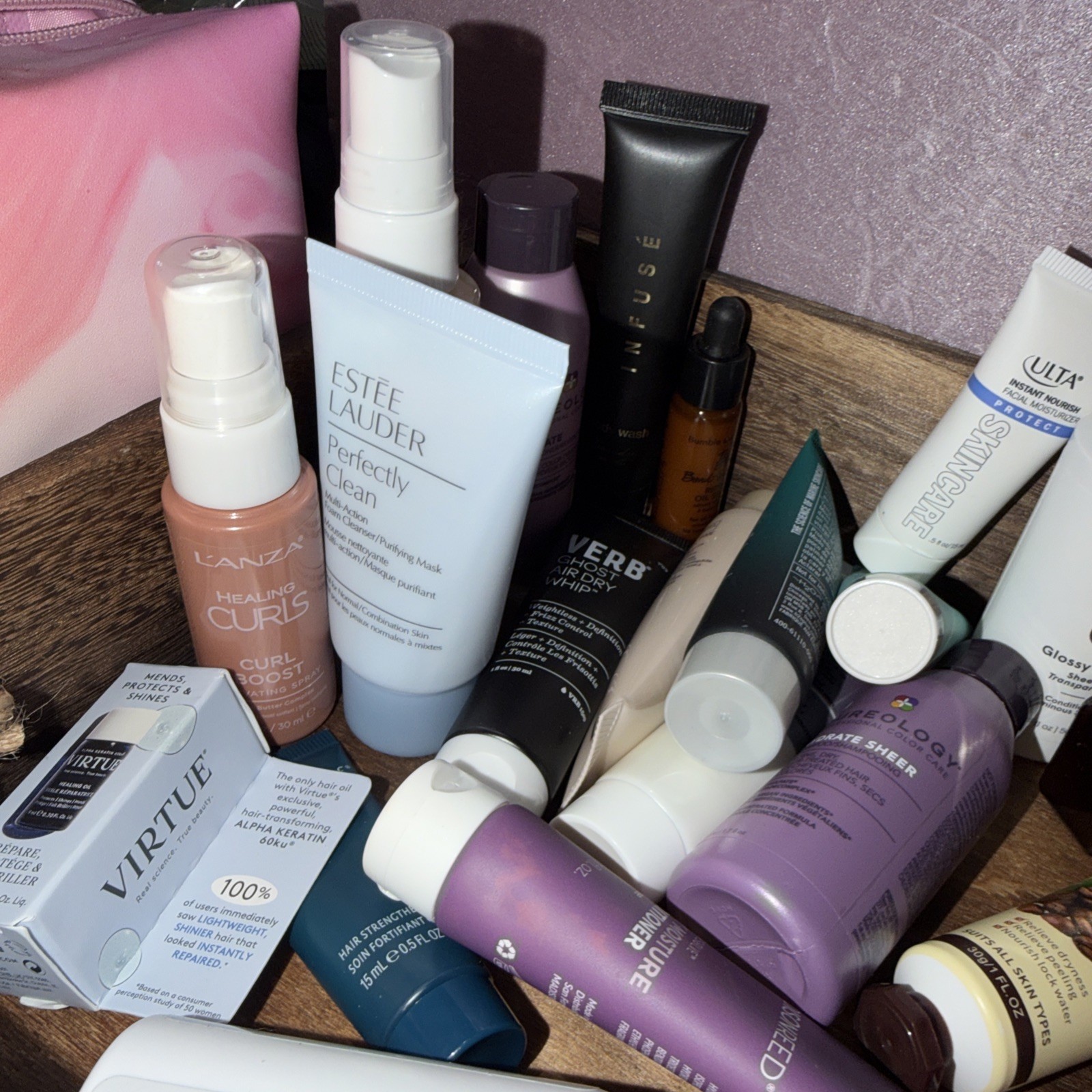 Lot of 30 Deluxe / Travel Size Hair Care, Mixed Beauty Product Samples CC