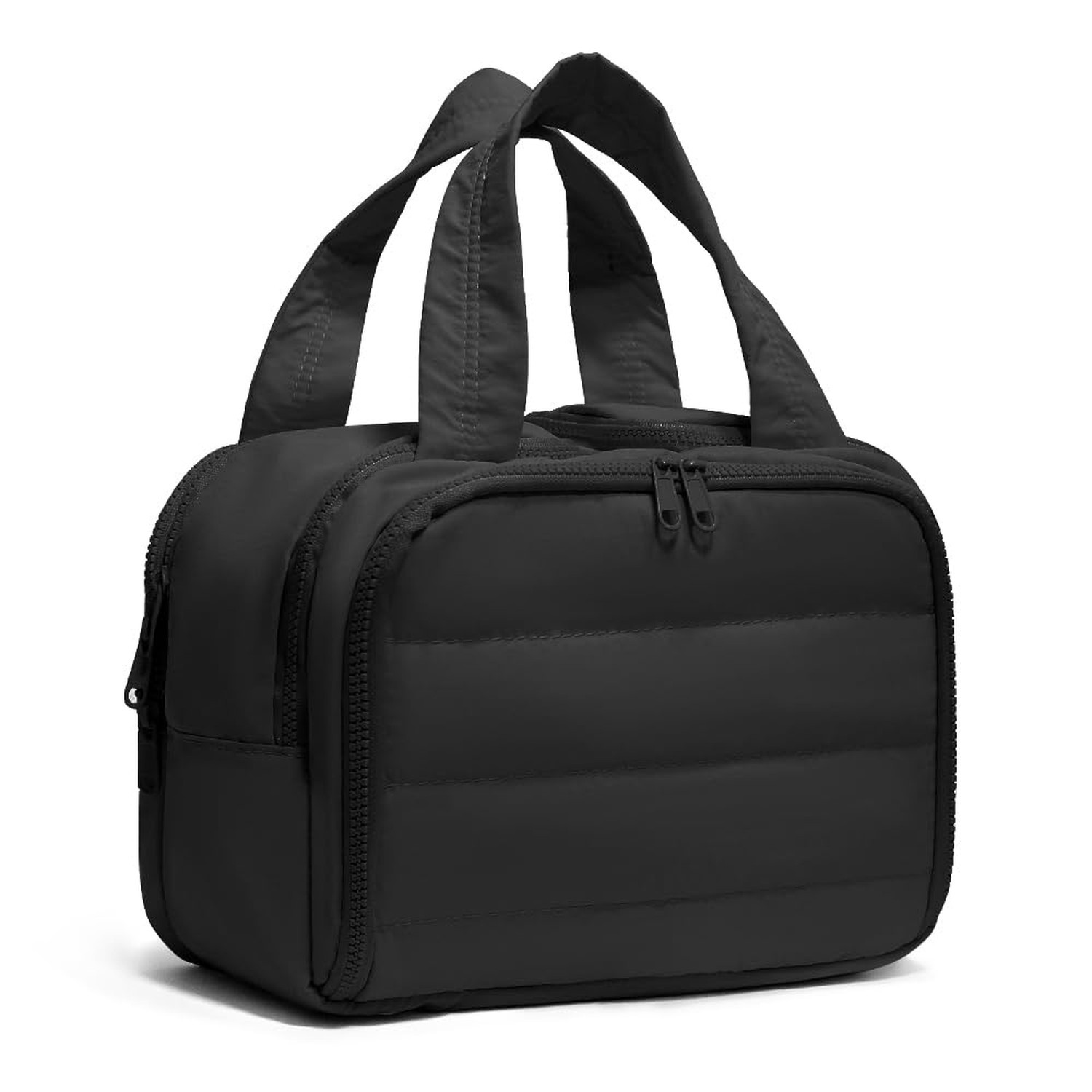 Puffer Travel Toiletry Bag – Large Capacity 11.8”L Makeup Organizer,