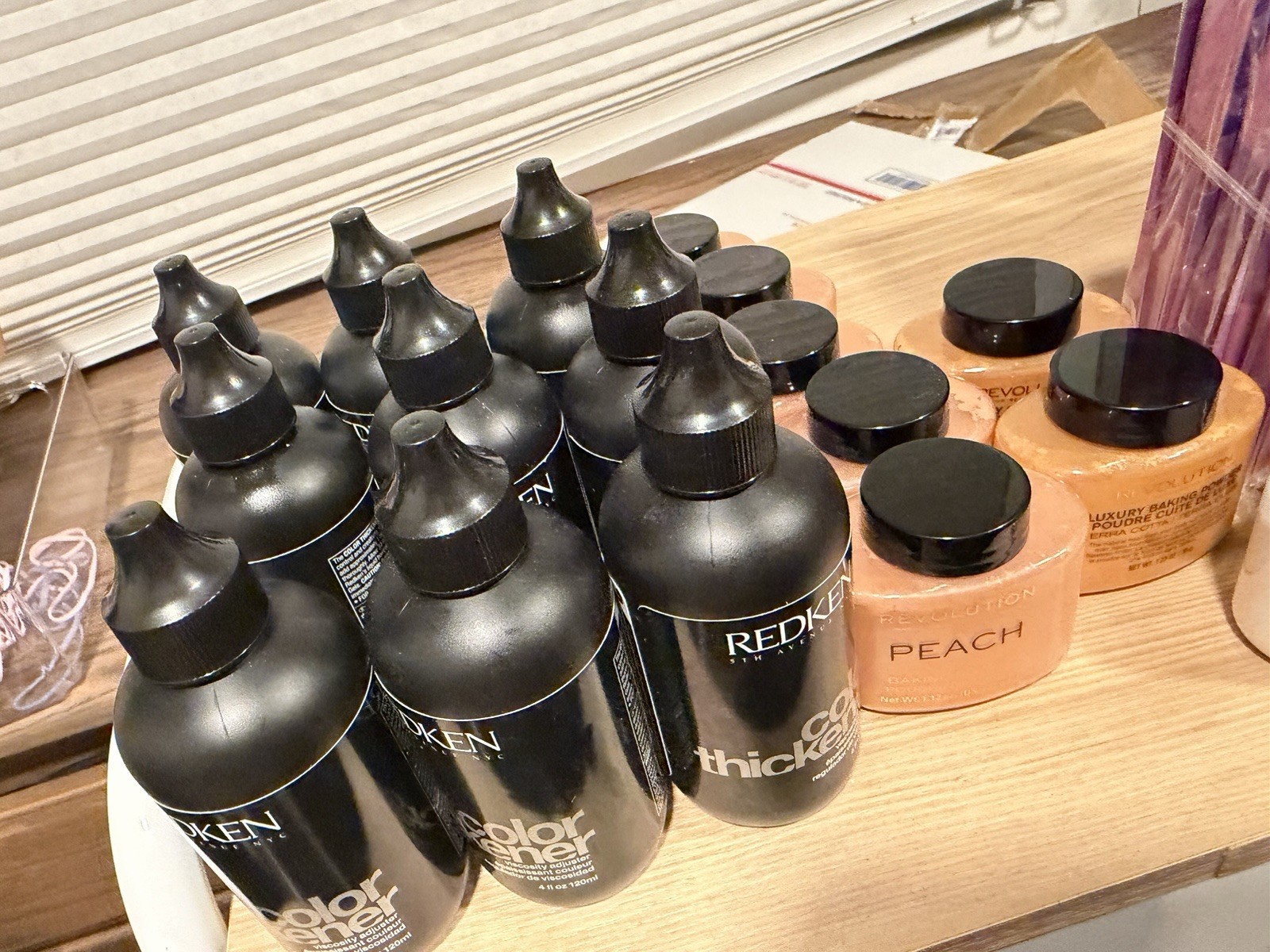 Lot of 34 Redken Revolution Ardell Full Size, Color Thickener, Peach, Baking…