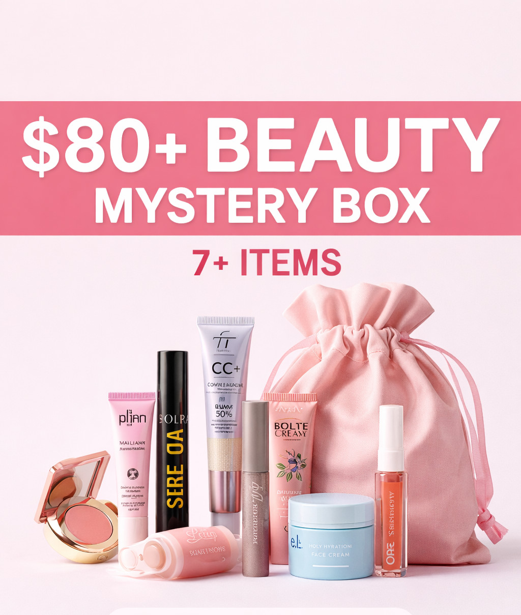 $80+ Beauty Mystery Box | Makeup Skincare Bundle | 7+ Items Surprise Box