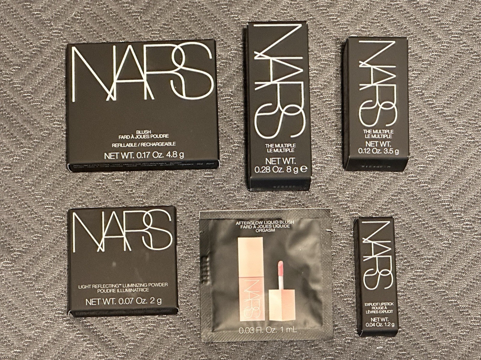 HUGE LOT Mixed Makeup FULL SIZED Sample Sized Mixed Brands NARS MAC Benefit REM