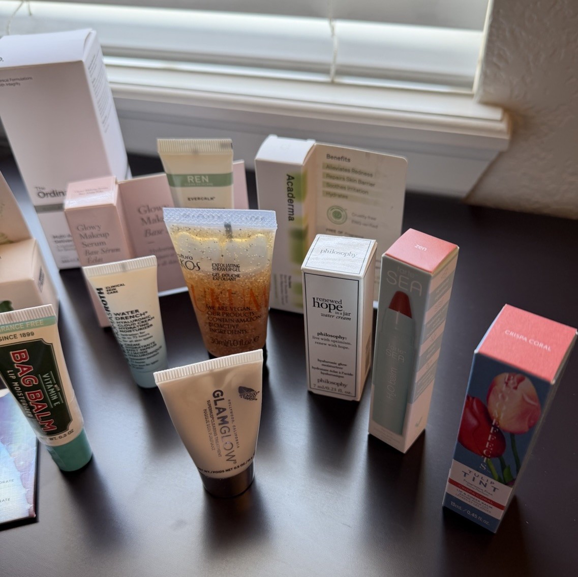 LOT OF 15 Skincare And Makeup Products Travel Size, One Full Size, Various Brand