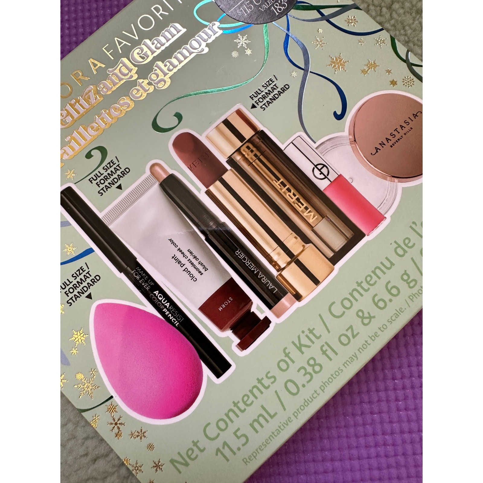 Sephora Favorites Glitz and Glam Makeup Set 2024 NWT Merit, Beauty Blender, more
