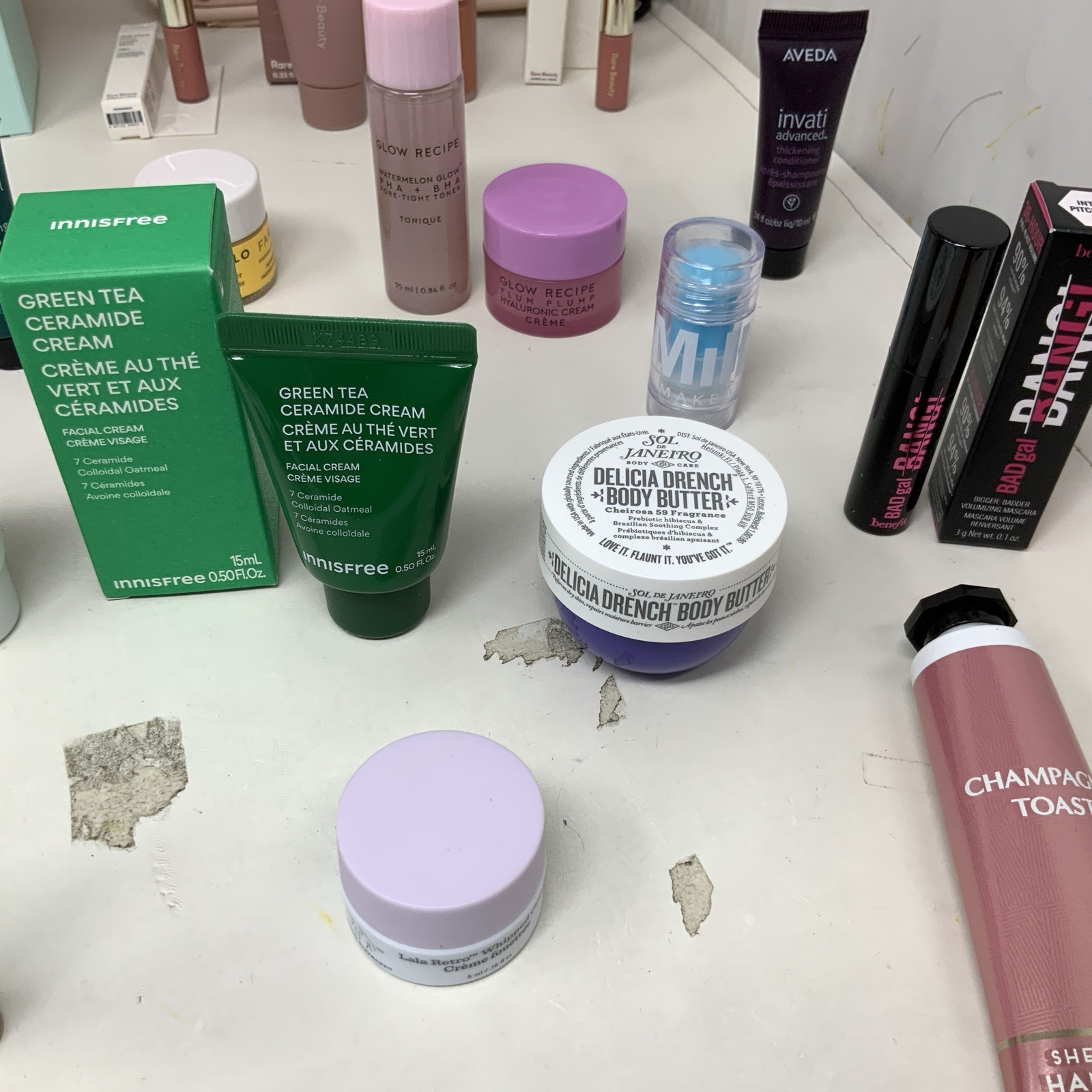 Huge Lot Of 39 Pieces Hudabeauty & Rare Beauty Full,travel & Mini Size