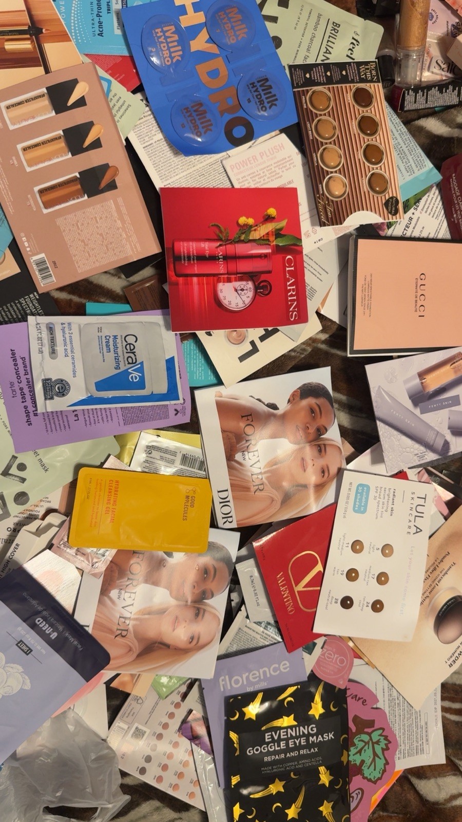 10 Piece Mystery Beauty Box, High-End Makeup Skincare Haircare SAMPLES