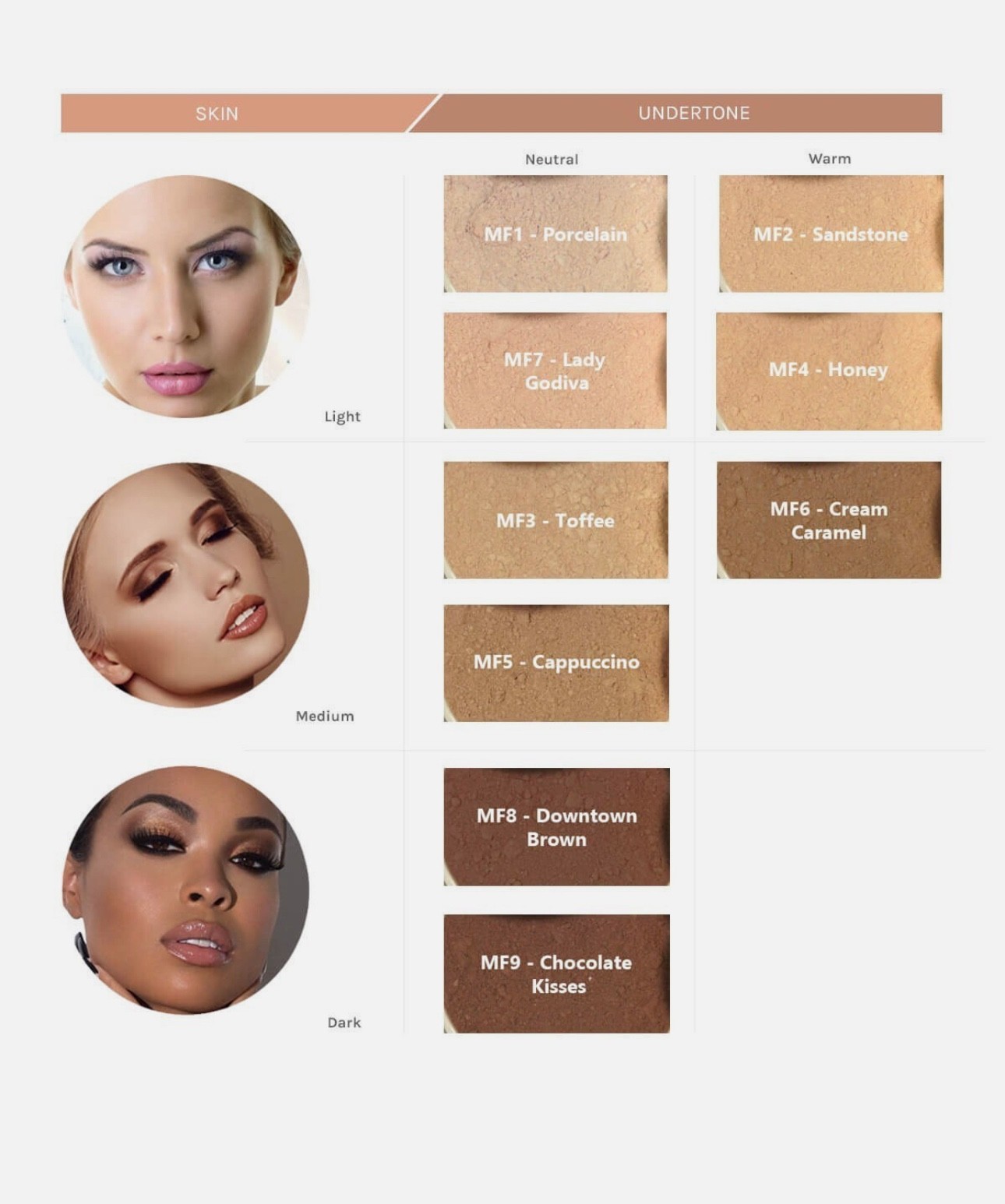 make up mineral organic powder without any chemicals
