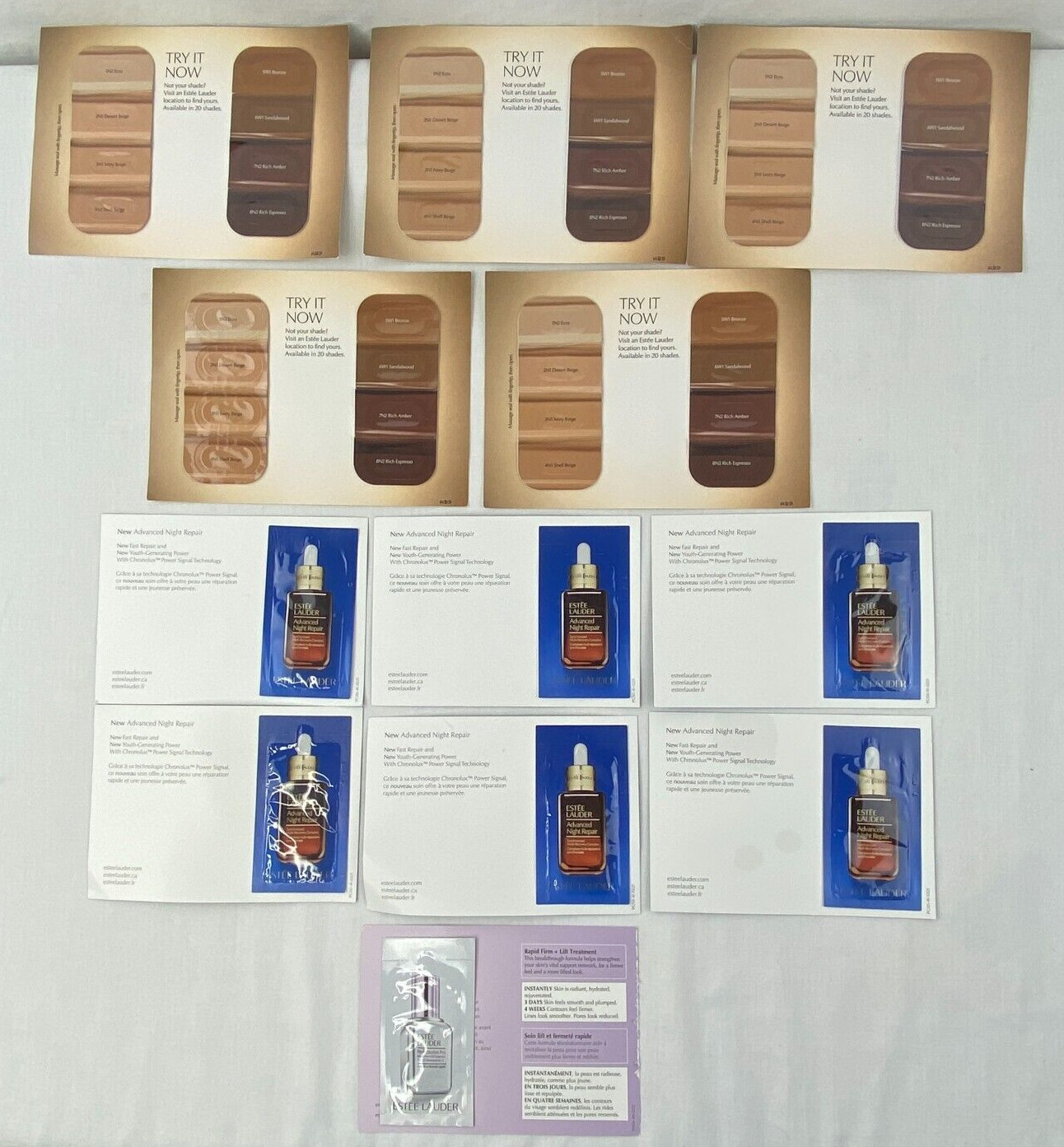 Estee Lauder Hydra Rescue Advanced Night Repair Perfectionist Pro Sample LOT B64