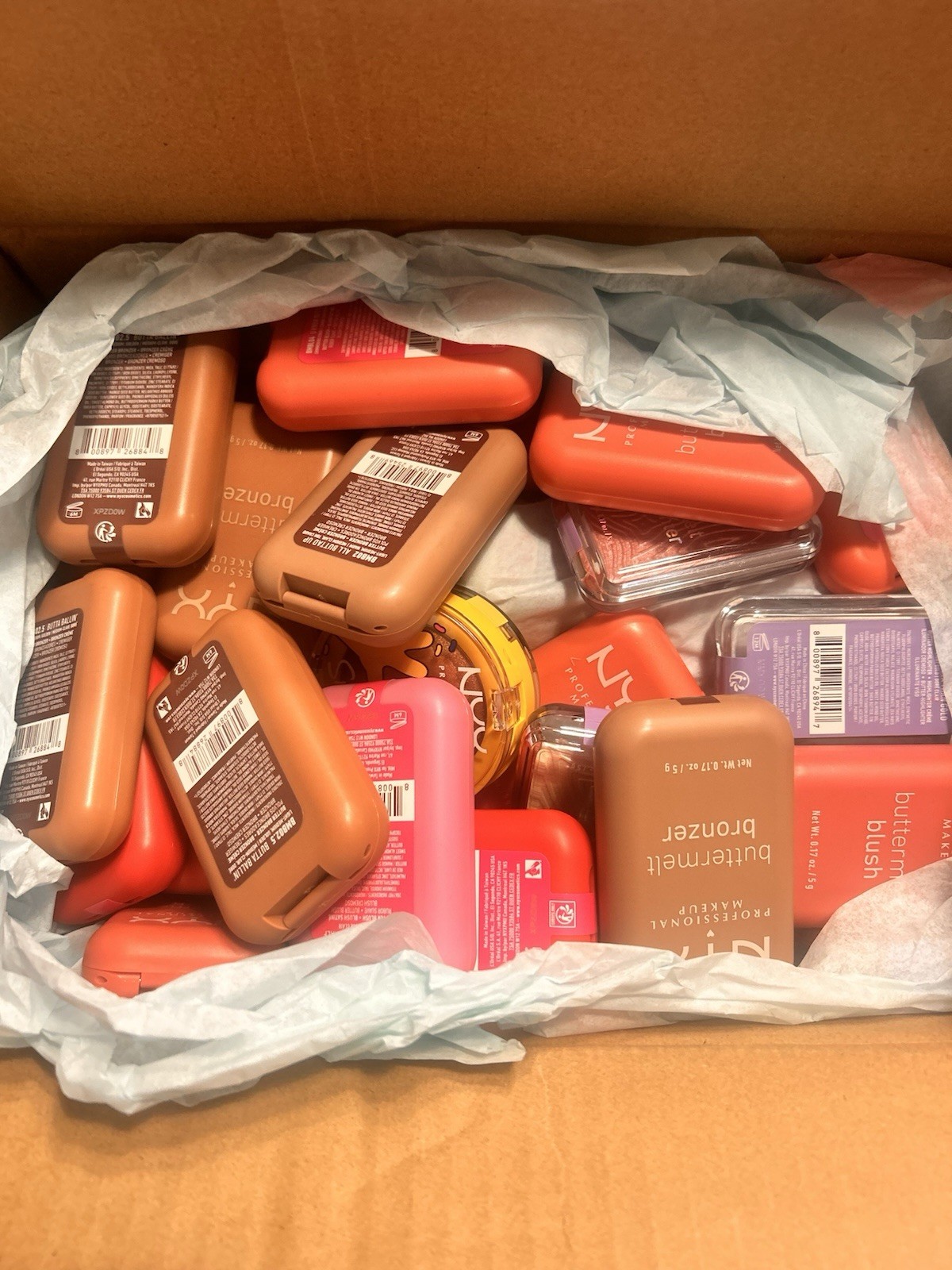 NYX Buttermelt Full Size Mixed Lot Blush & Bronzer Plus Setting Spray