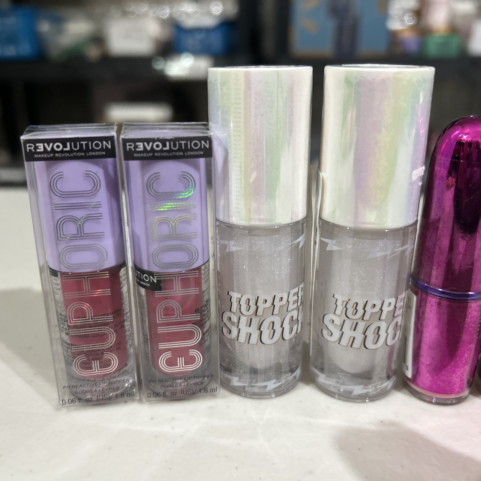 Lot of (8) Assorted Revolution and bh Lip Products – Share with a Friend!