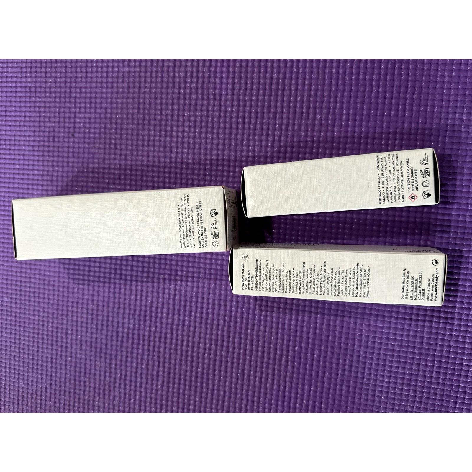 3 Rare Beauty Makeup Lot: Liquid Luminizer, Foundation, 4 in 1 Face Mist NEW