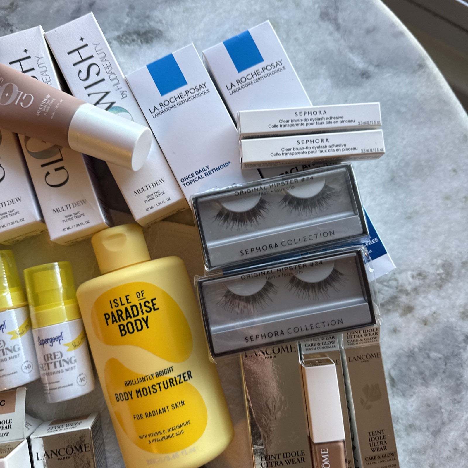 High-End Beauty Mystery 5 Pieces Box Sephora La Roche Lancôme Hudabeauty Fullsz