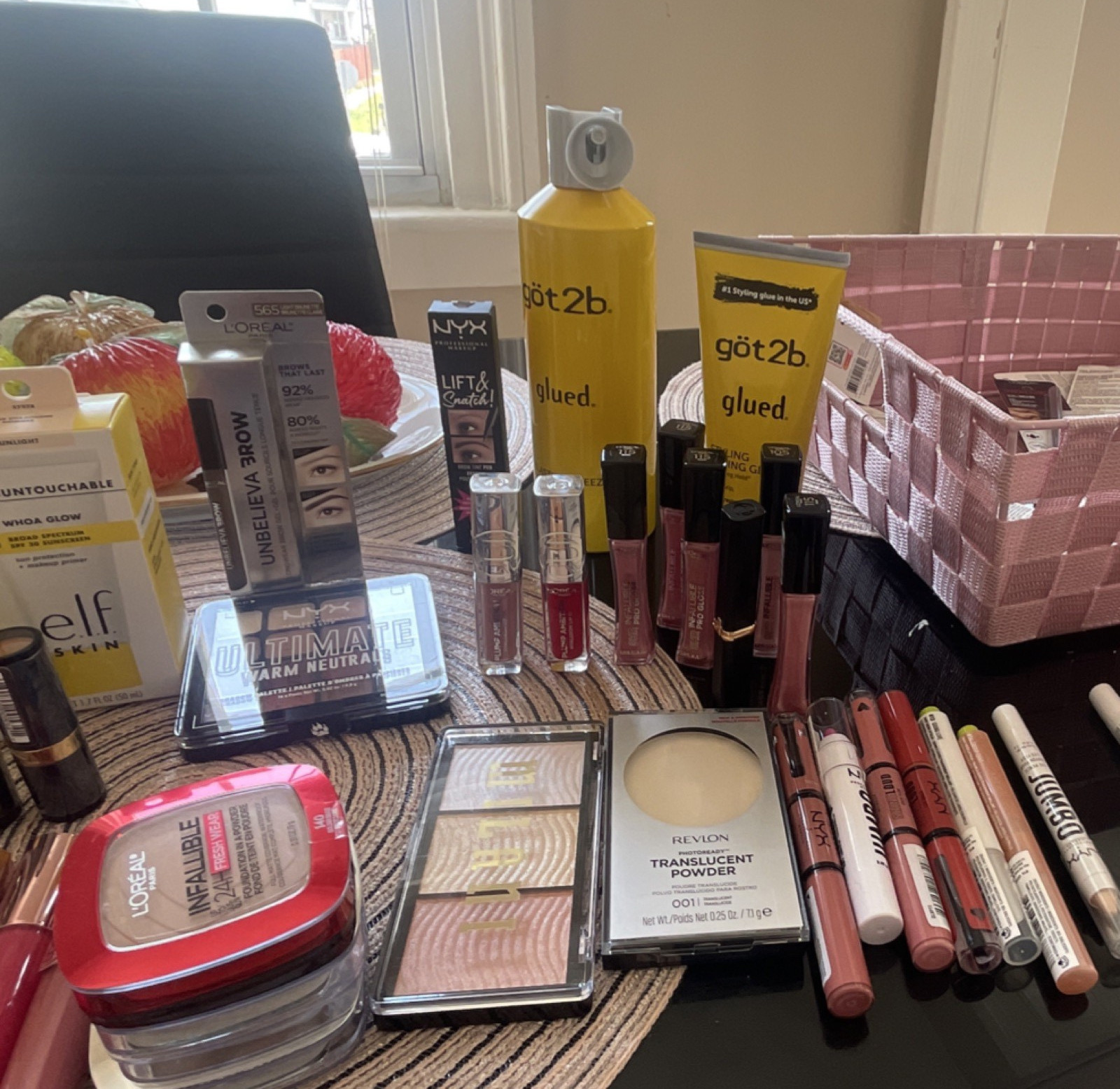 L’Oréal, NYX, Revlon, got2b, Milani, elf Full Size Assorted Makeup Lot