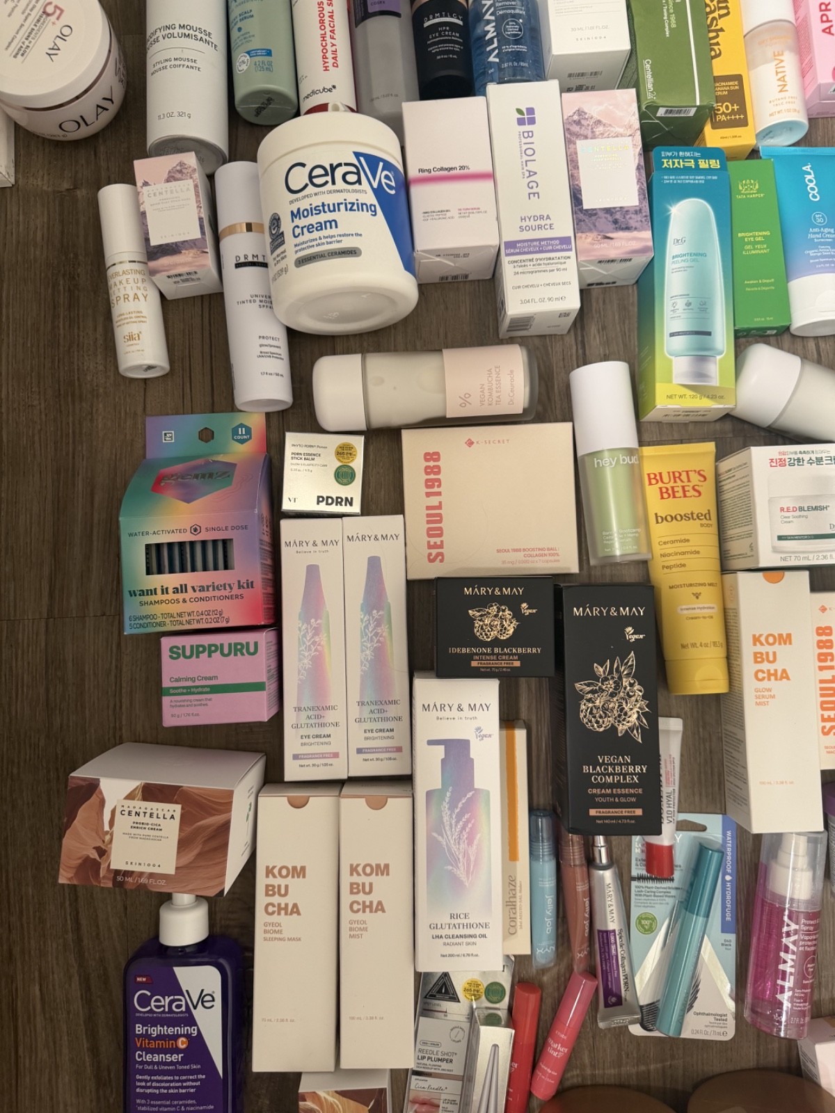 Cosmetics skin care, hair care, make up