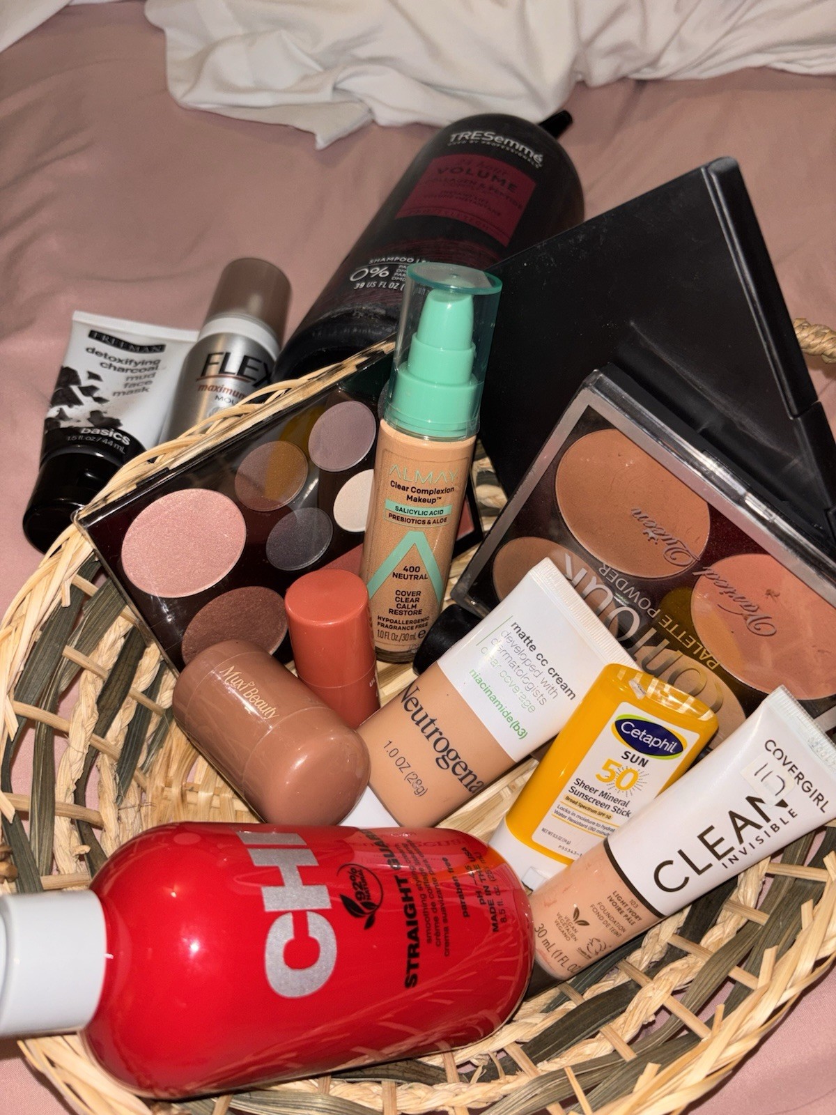 Assorted Beauty Lot Full Size: Almay, Neutrogena, CoverGirl, Cetaphil SPF50