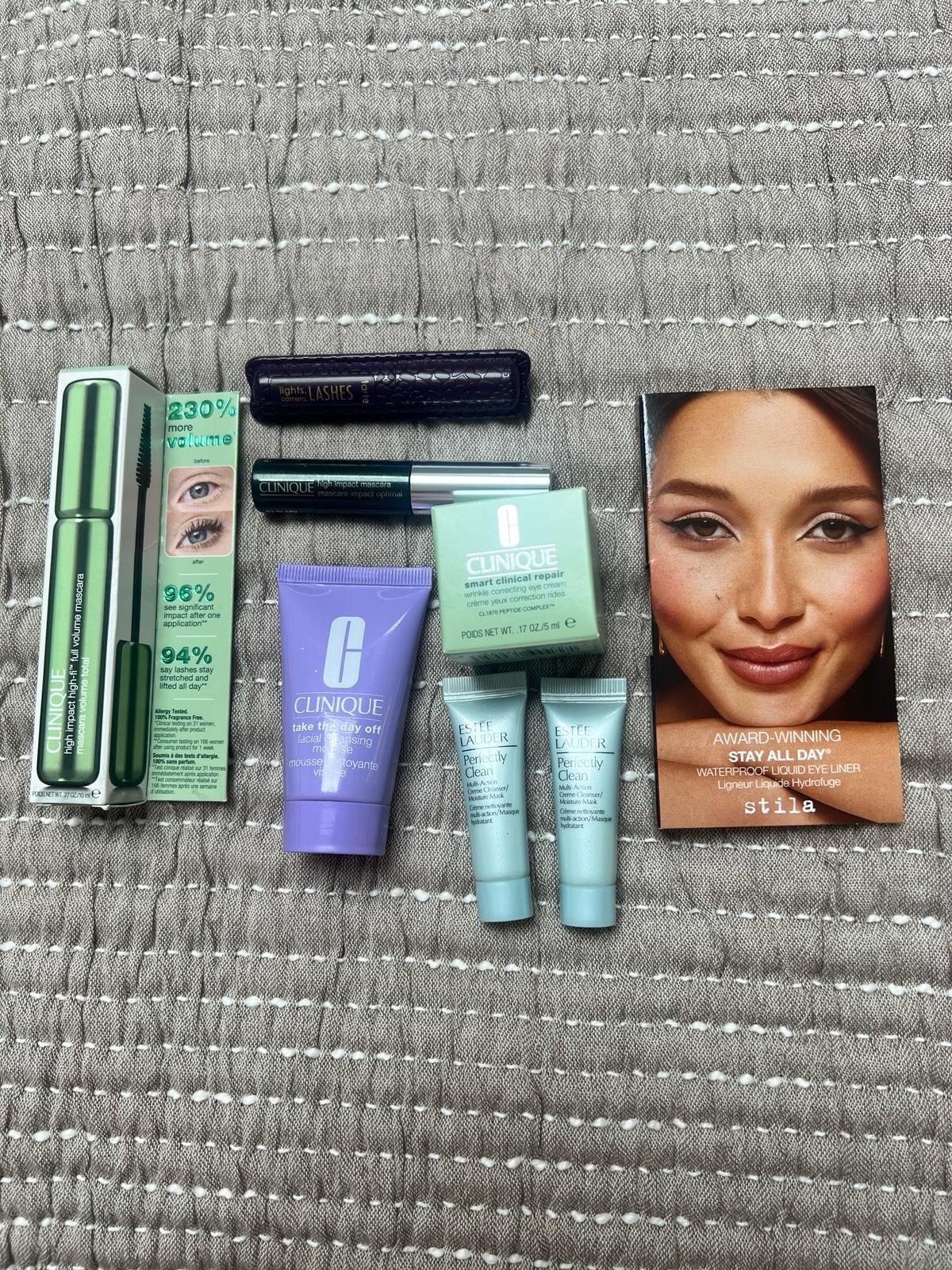Bag of Samples!!! Clinique, Estée Lauder (2), Stila,