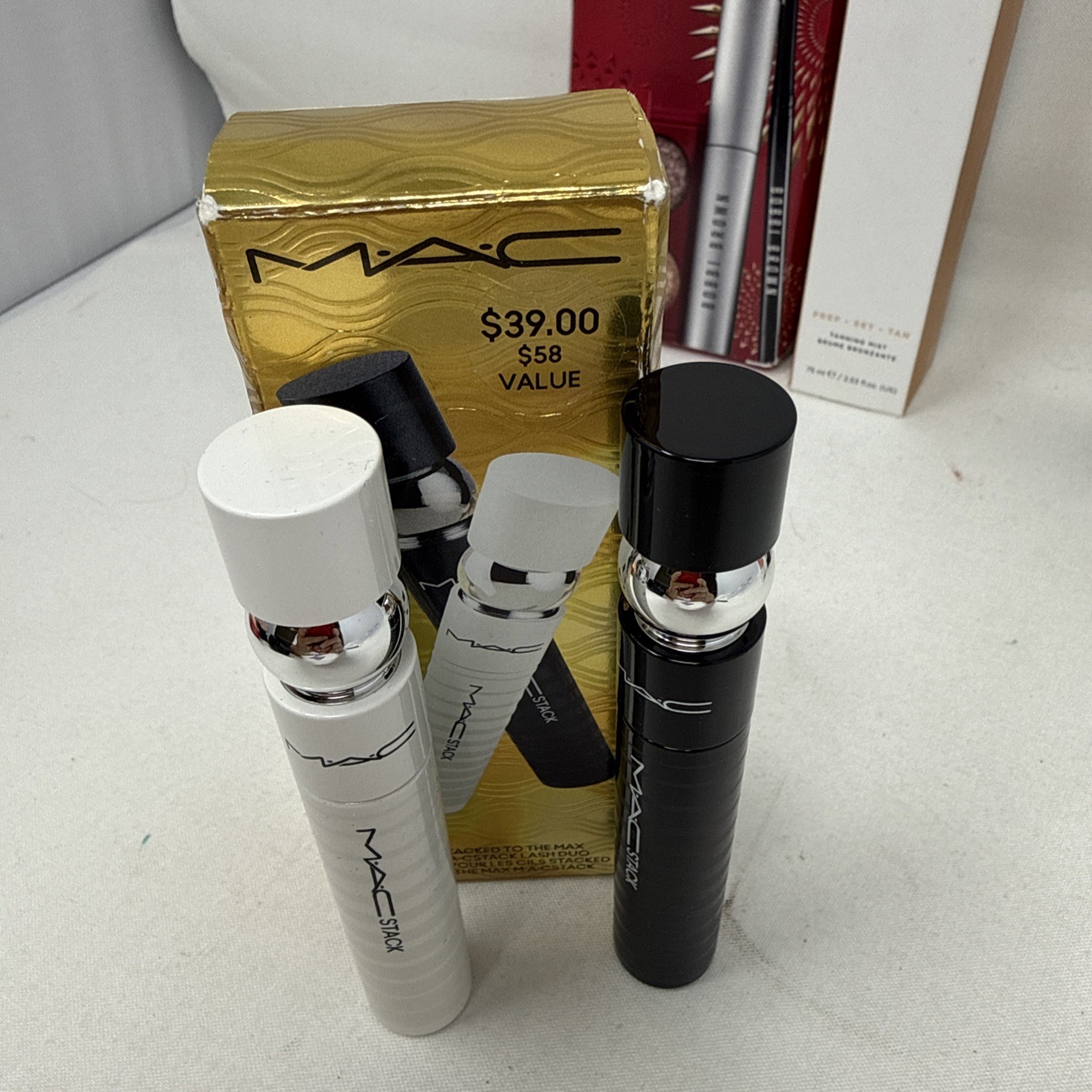 14Assorted Full Size Makeup Lot: New & Tried Mac, , KVD, O/S,Bobbi Brown RN 4