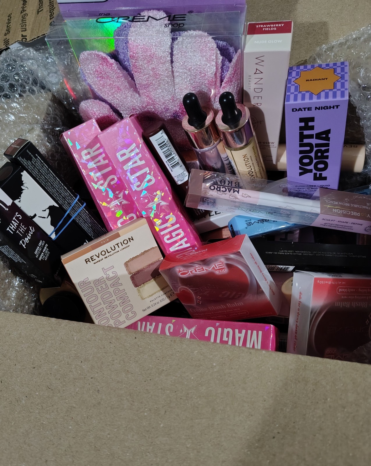 Mixed Lot Random Makeup 50 Pieces Multiple Brands Makeup Revolution Jeffree Star