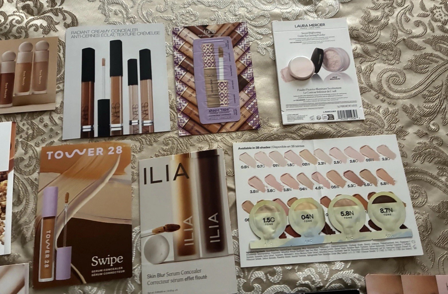 NEW Sephora Beauty Insider 12 Piece CONCEALER Makeup Sample Card Set