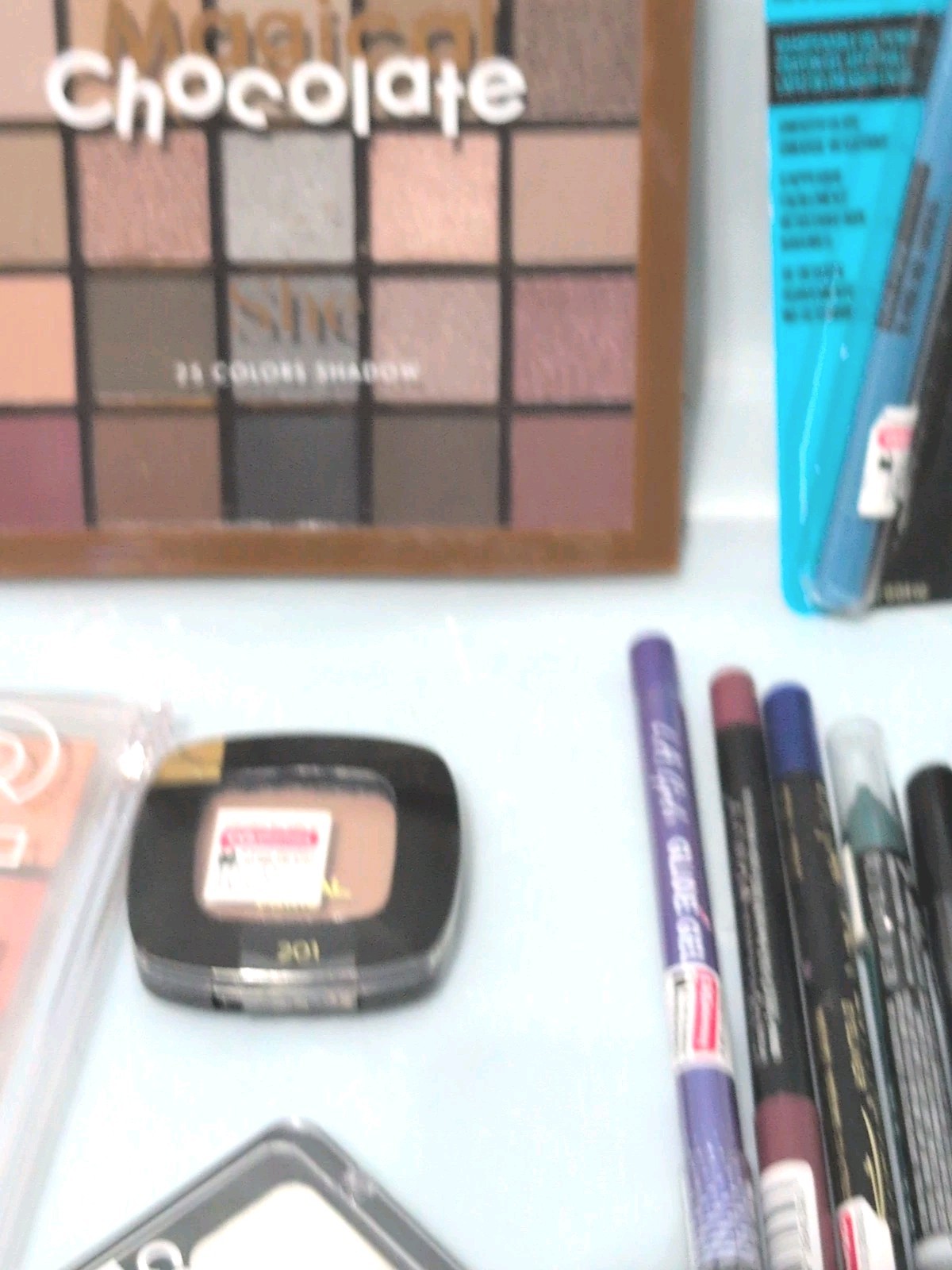 Eye Makeup Bundle 15 Pc Eyeshadow Palette Eyeliner Set Maybelline CoverGirl