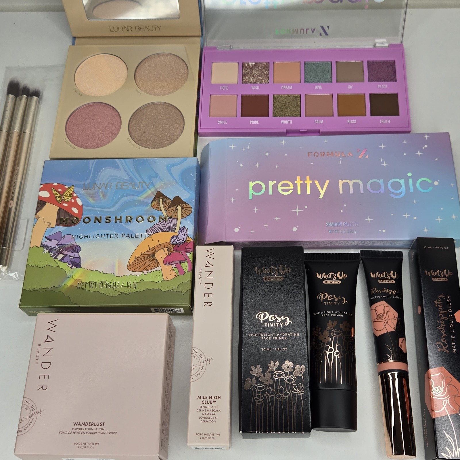 Beauty Bundle Full Size Makeup BoxyCharm IPSY Box Lot Eyeshadow Bronzer Pallets