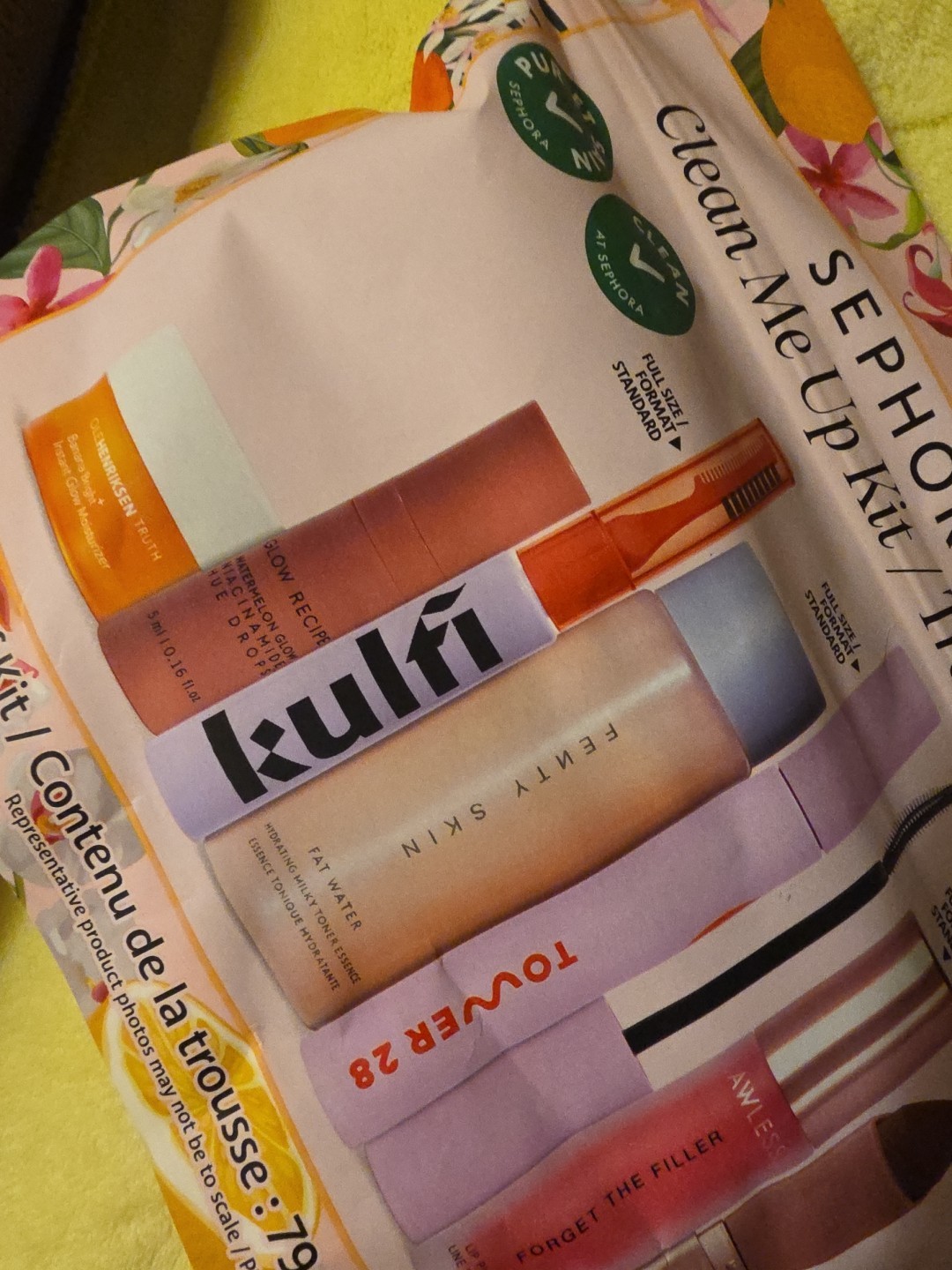 Sephora Favorites Clean Me Up Kit All BNIB Authentic 8 Full Size~Travel Size