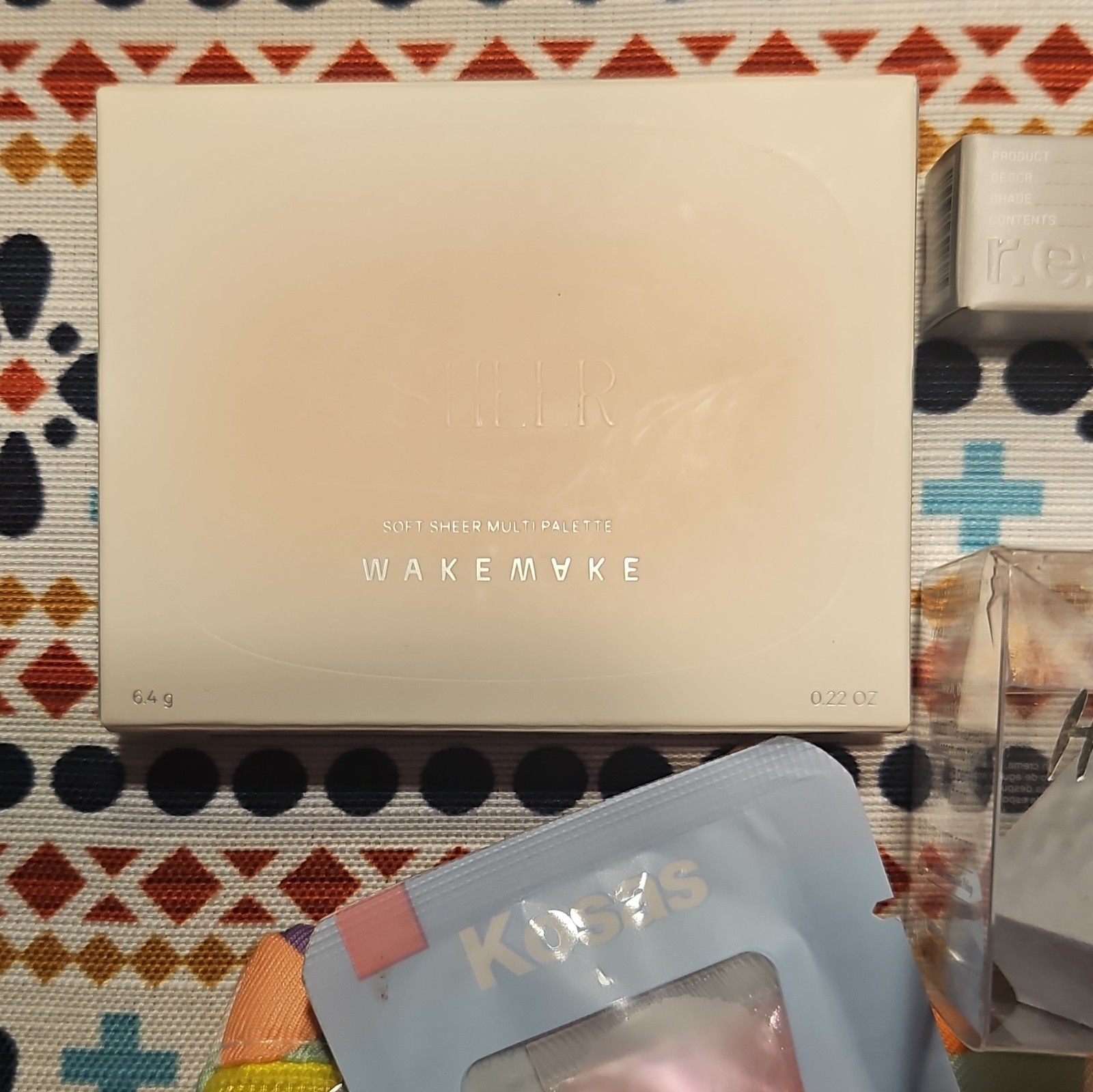 Assorted Makeup Lot: Lys,WAKEMAKE Palette, Kosas Lip, MOIRA Powder, Lottie, Etc.