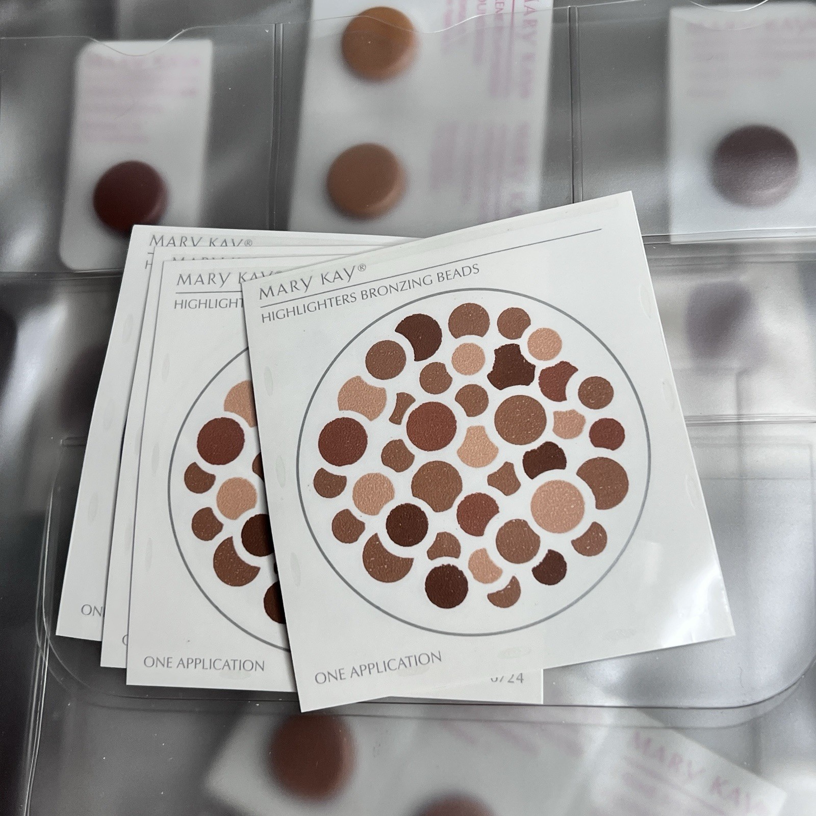 Mary Kay Samples-Foundation, Eye Colors, Cheek Colors, Lipstick in Zipper Binder