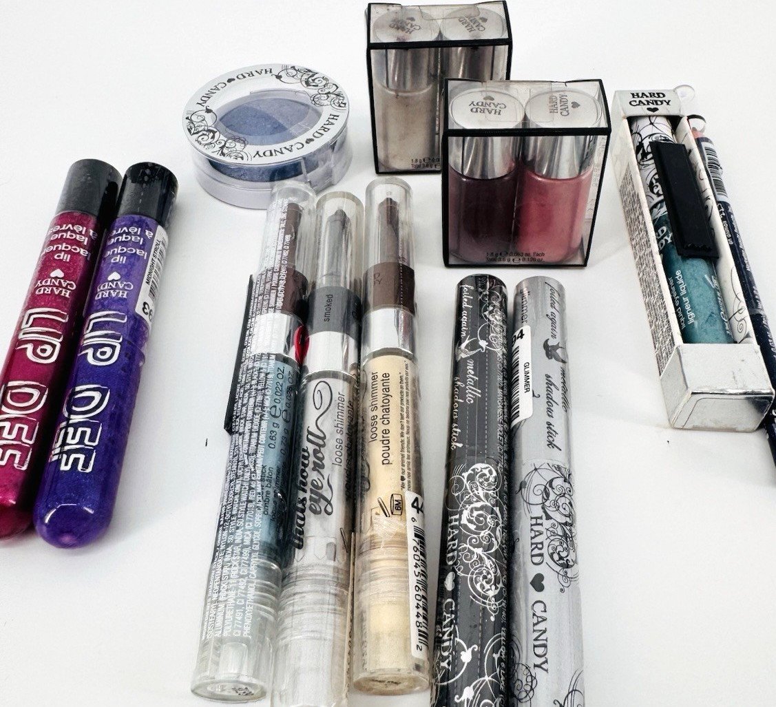 Lot Of Makeup Hard Candy Eyeshadow, Lip Gloss, Liner, New & Sealed FREE Shipping