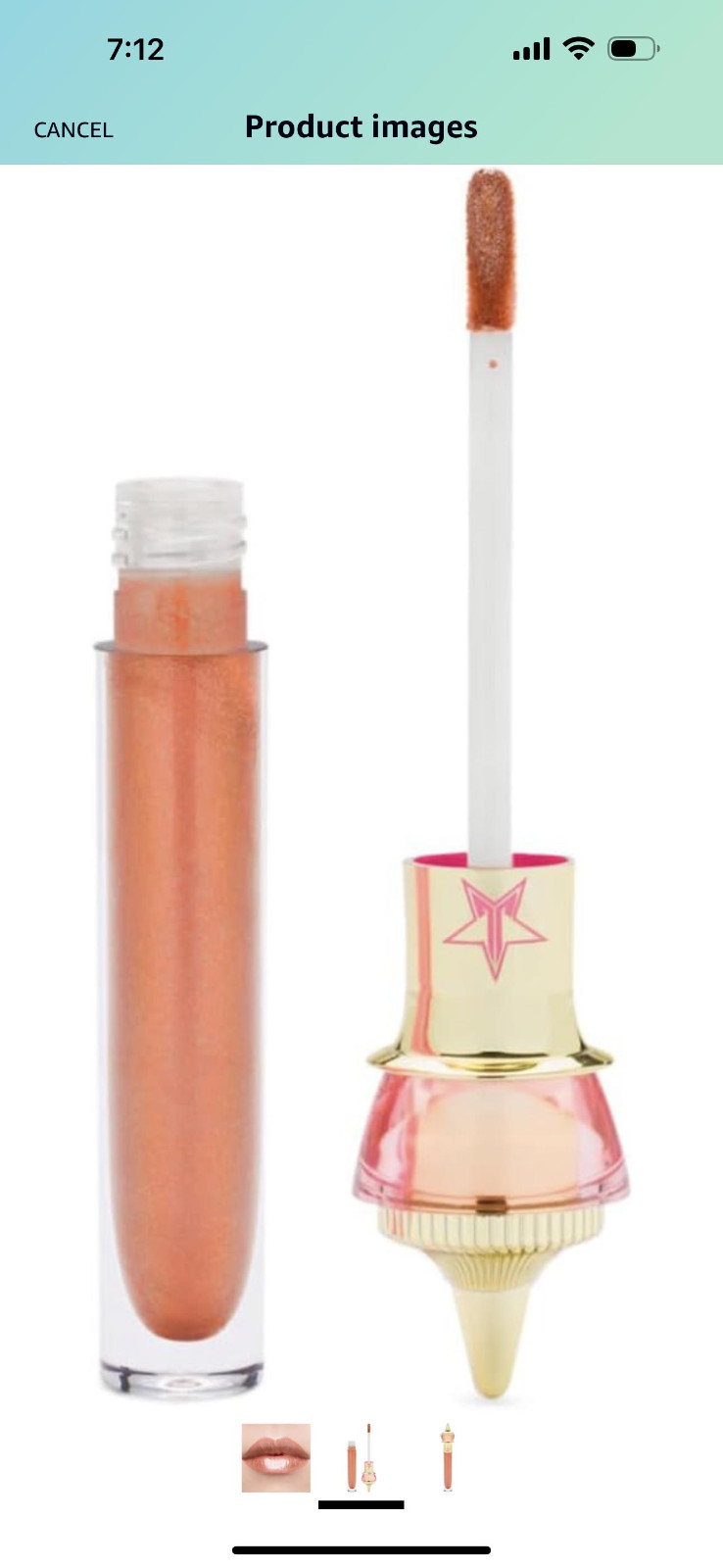 NWT Jeffree Star The Gloss – Crystal Climax. Hard to Find color