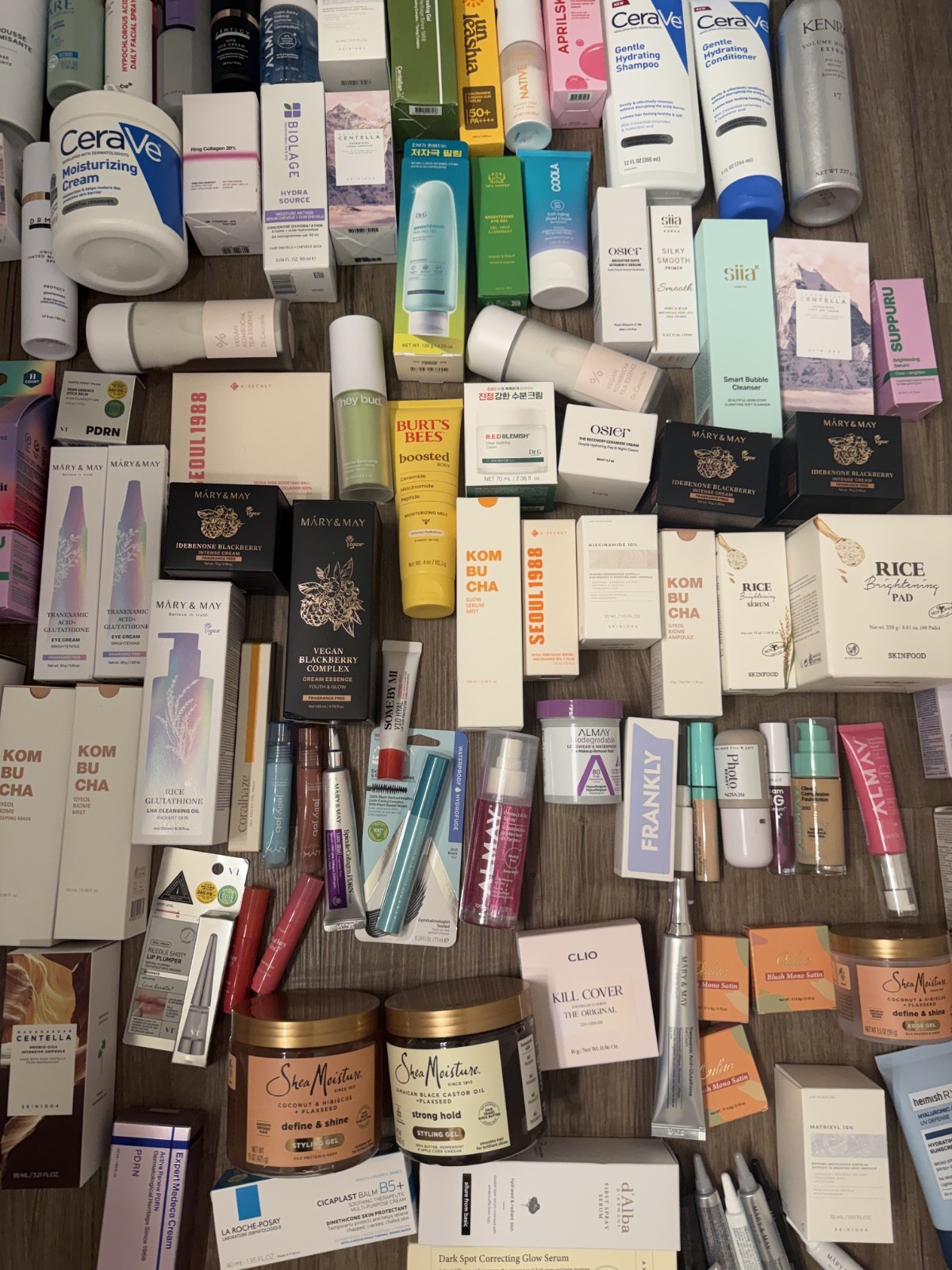 Cosmetics skin care, hair care, make up